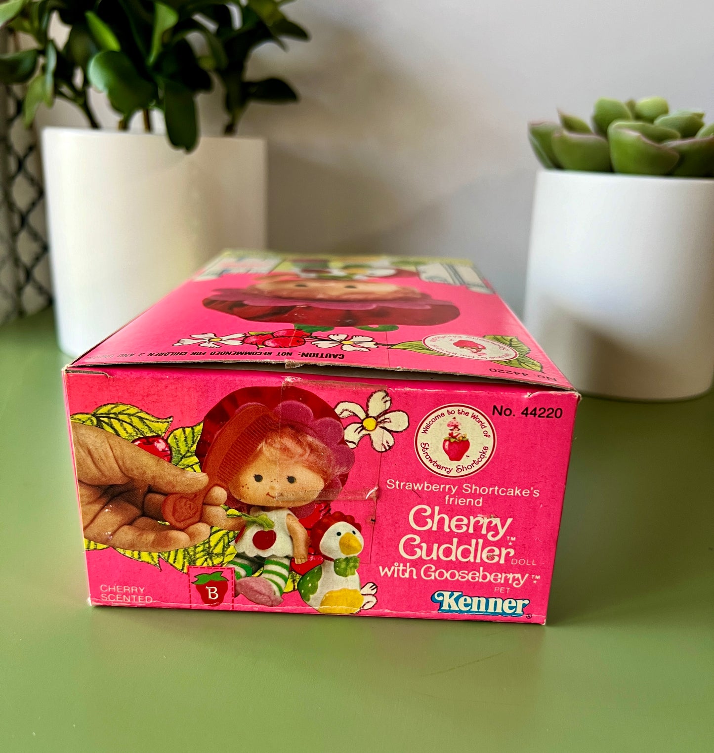 1980s Cherry Cuddler Doll with Original Box