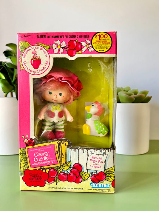 1980s Cherry Cuddler Doll with Original Box