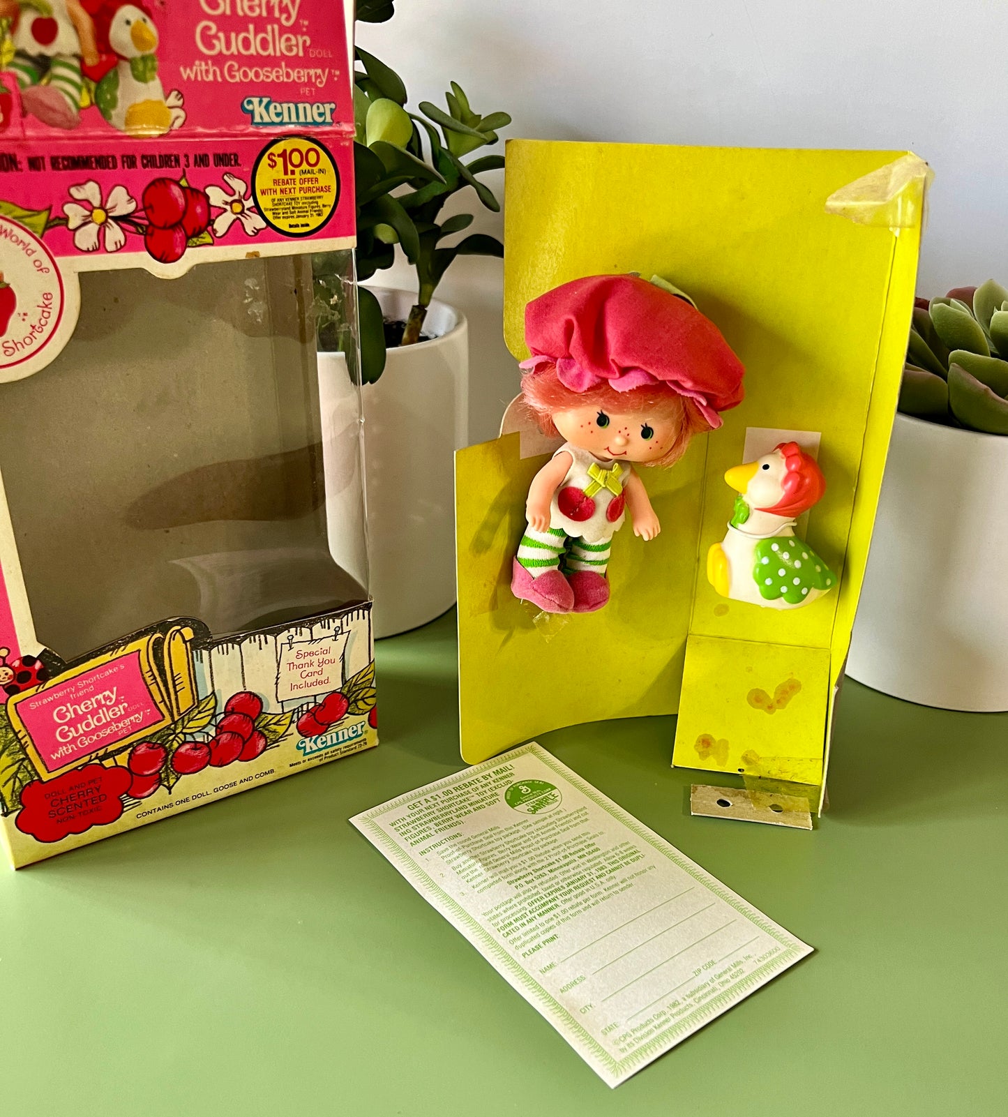 1980s Cherry Cuddler Doll with Original Box