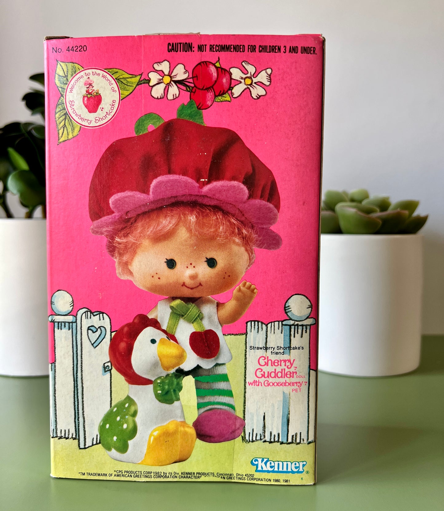 1980s Cherry Cuddler Doll with Original Box
