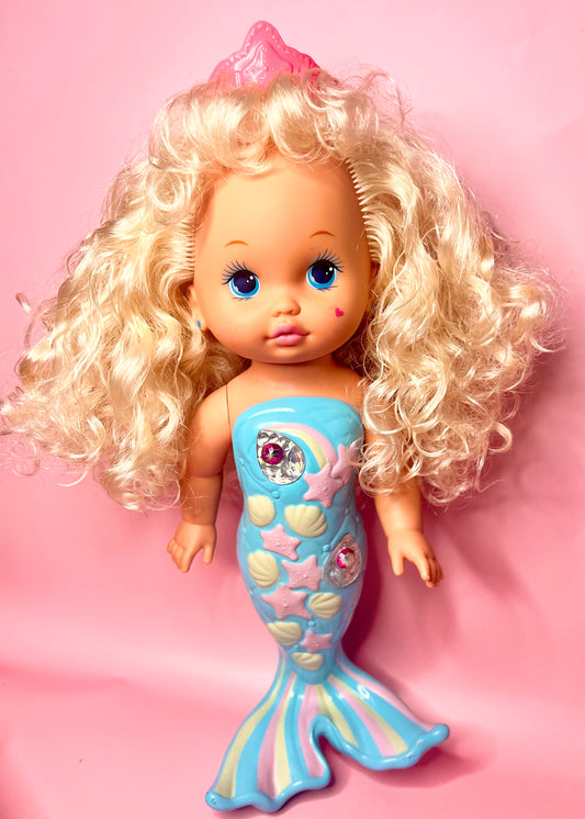 Vintage 1991 Little Miss Mermaid - Working and in Very Good Condition!