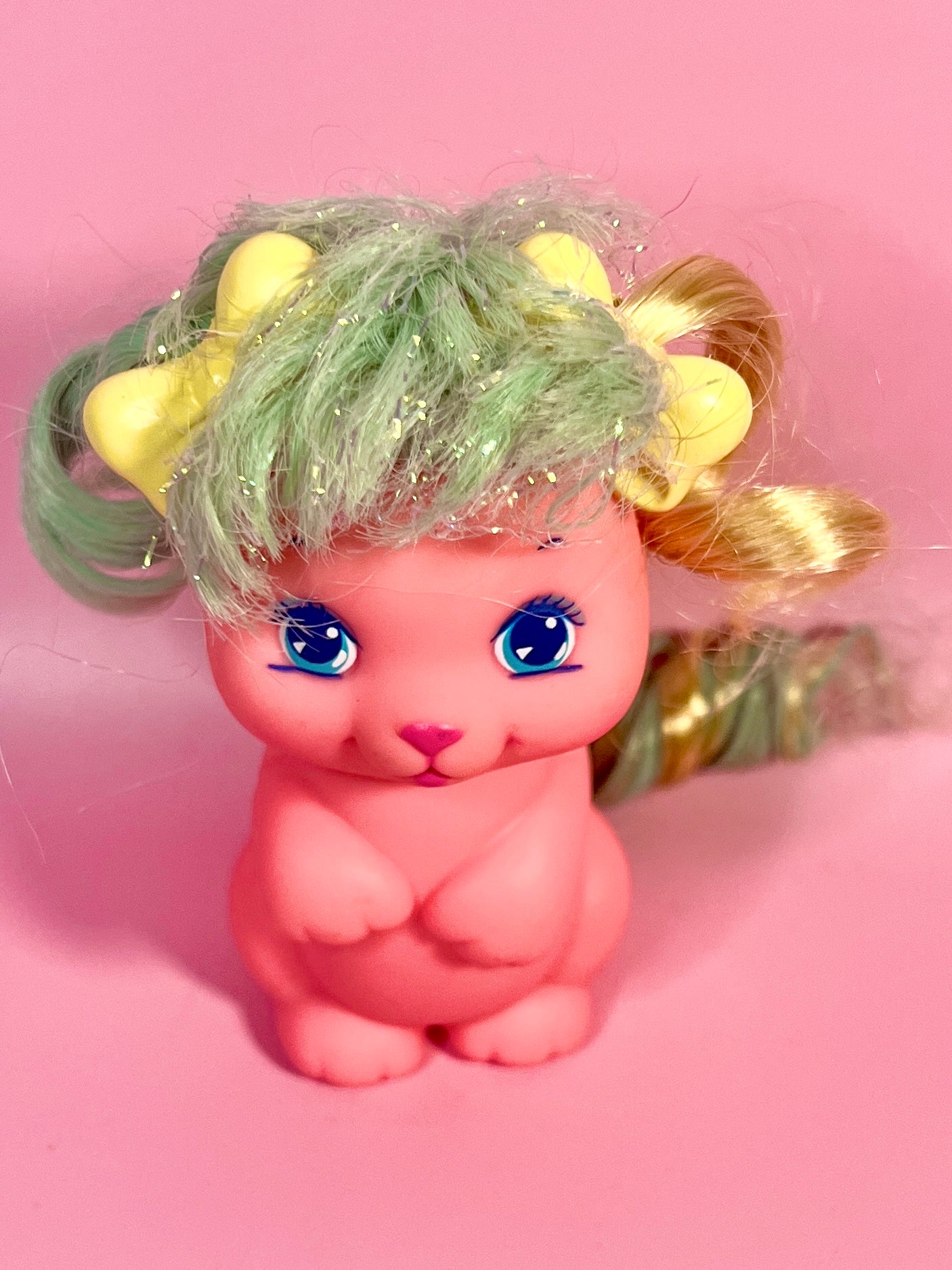 Vintage 1989 Mattel Little Pretty Puppy "Melody" Dog with "Growing" Hair