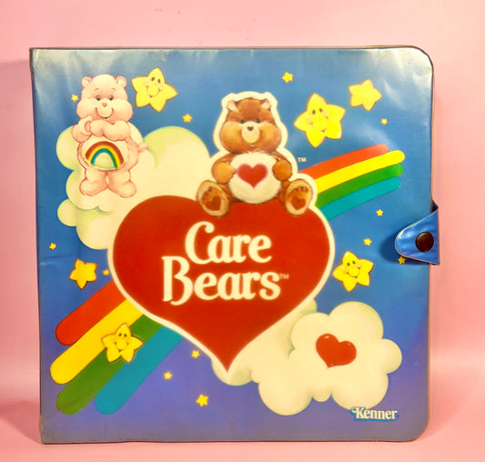 Vintage 1980s Care Bears Case for Mini Figurines