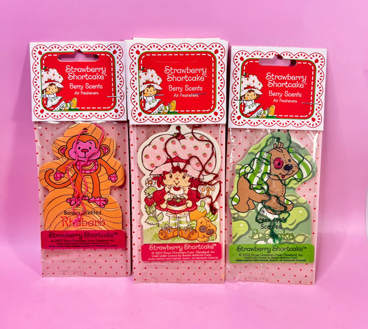 Vintage 2003 Strawberry Shortcake Air Freshener (Pick ONE)