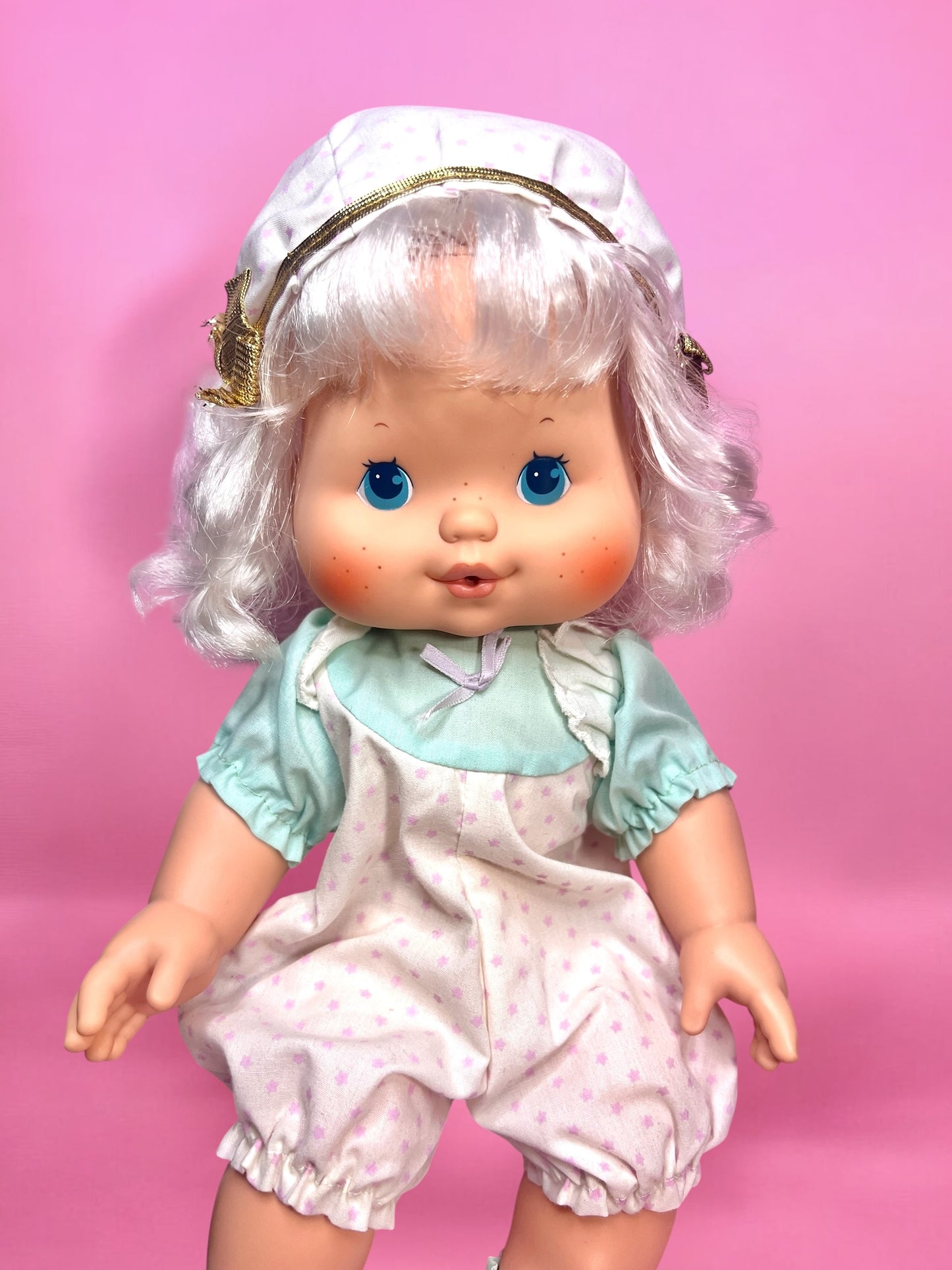 Vintage Strawberry Shortcake 14 Inch Blow Kisses Doll: "Angel Cake"