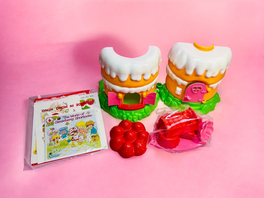NEW IN BOX Vintage 1980s Strawberry Shortcake Strawberryland House UNUSED with Intact Stickers & Sealed Accessories!