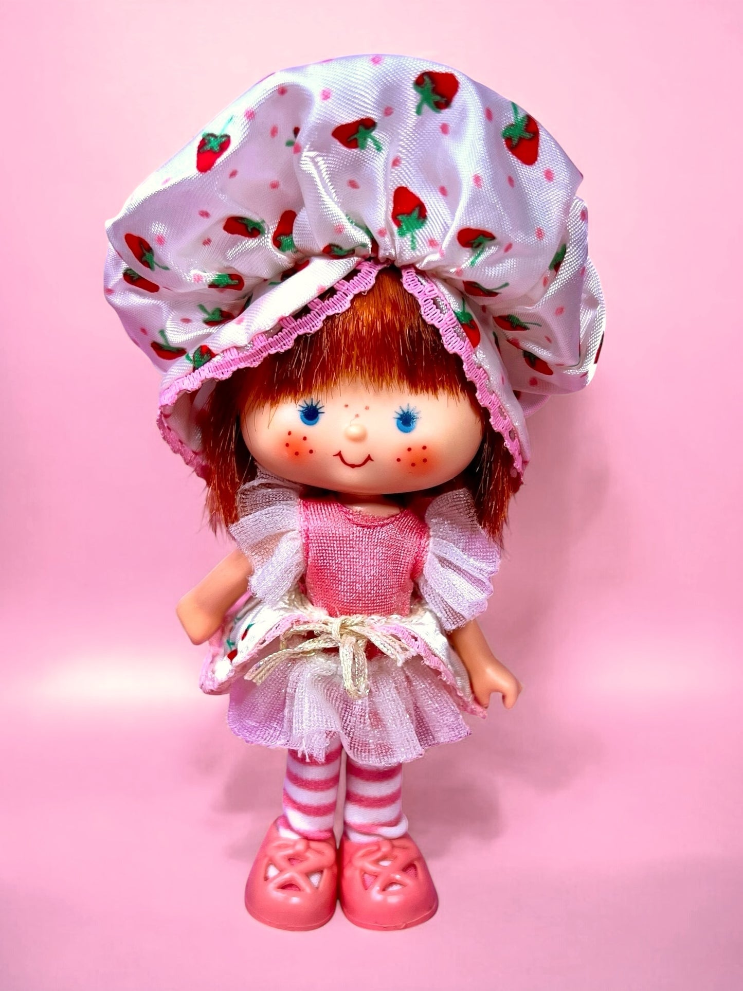 Vintage 1980s Dancin' Strawberry Shortcake Ballerina Doll from Kenner