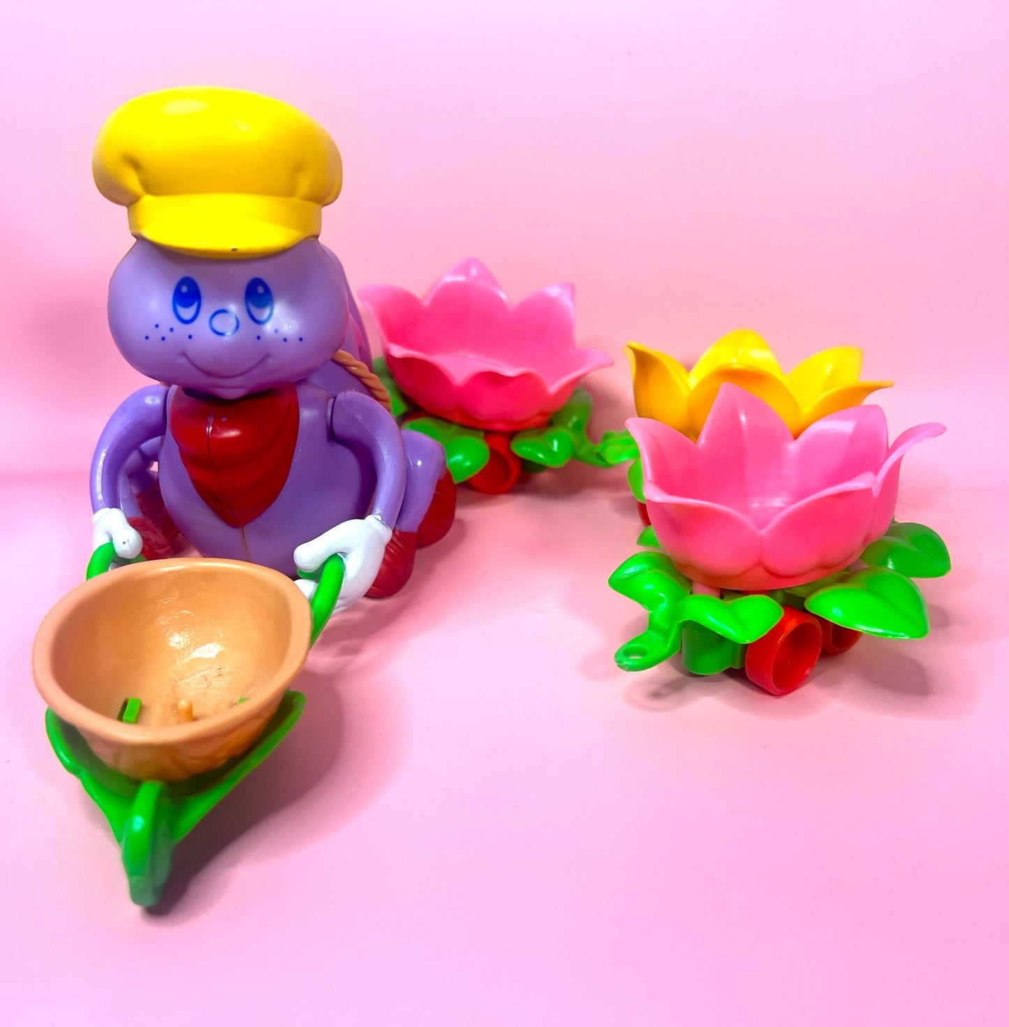 Vintage 1980s Strawberry Shortcake Berry Busy Bug Playset - Complete
