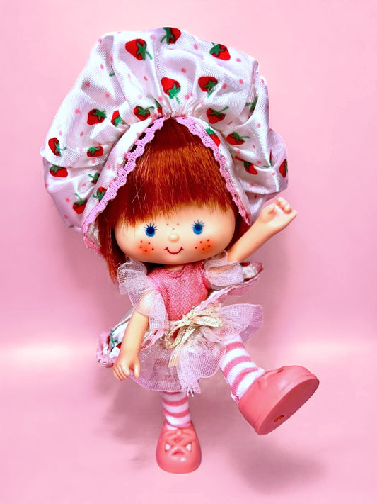 Vintage 1980s Dancin' Strawberry Shortcake Ballerina Doll from Kenner
