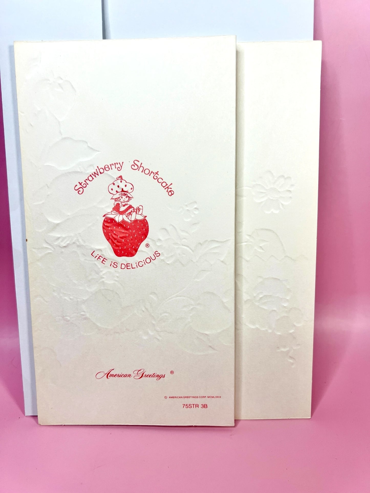 RARE Vintage 1979 Unused Strawberry Shortcake Birthday Greeting Card by American Greetings