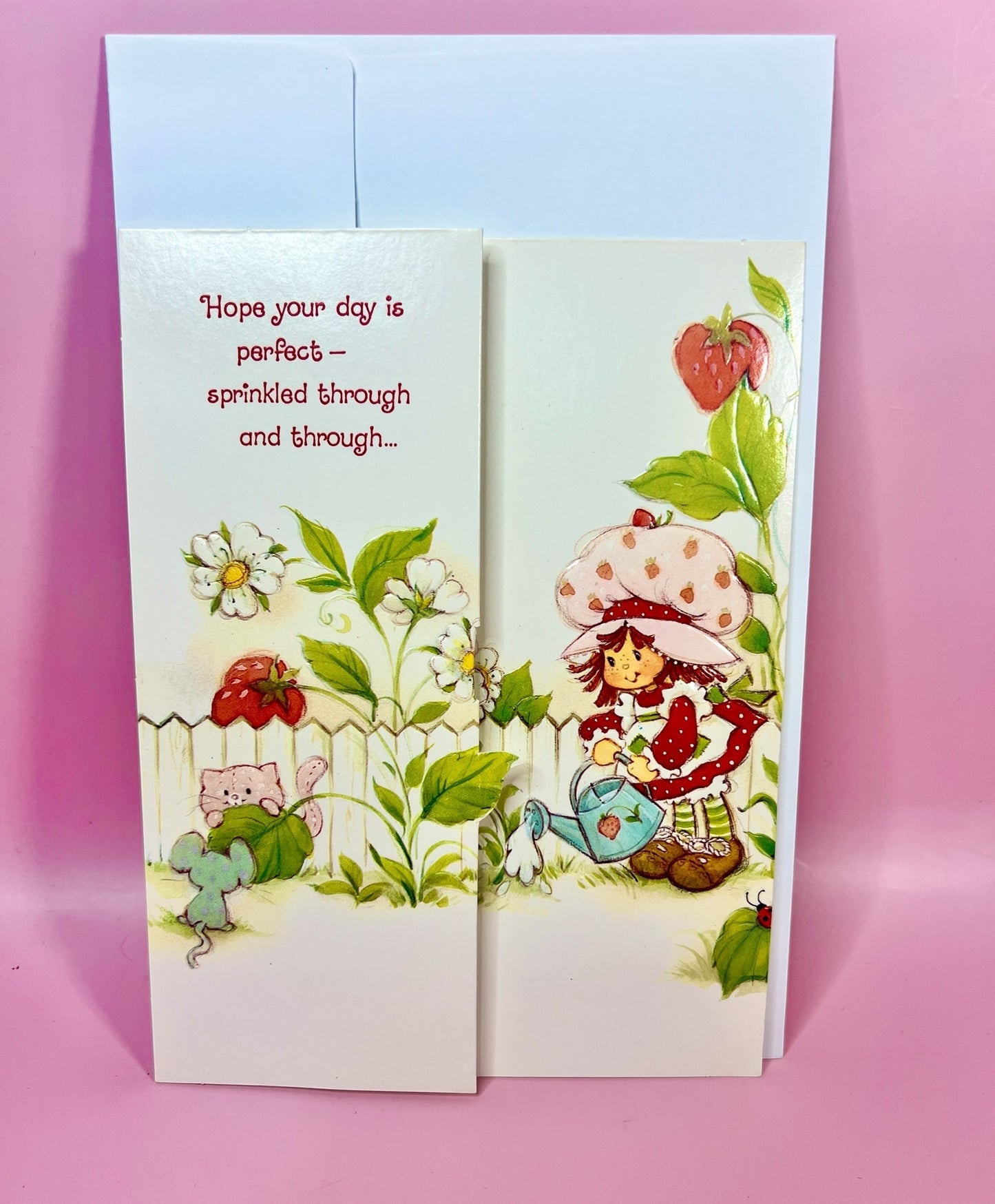 RARE Vintage 1979 Unused Strawberry Shortcake Birthday Greeting Card by American Greetings