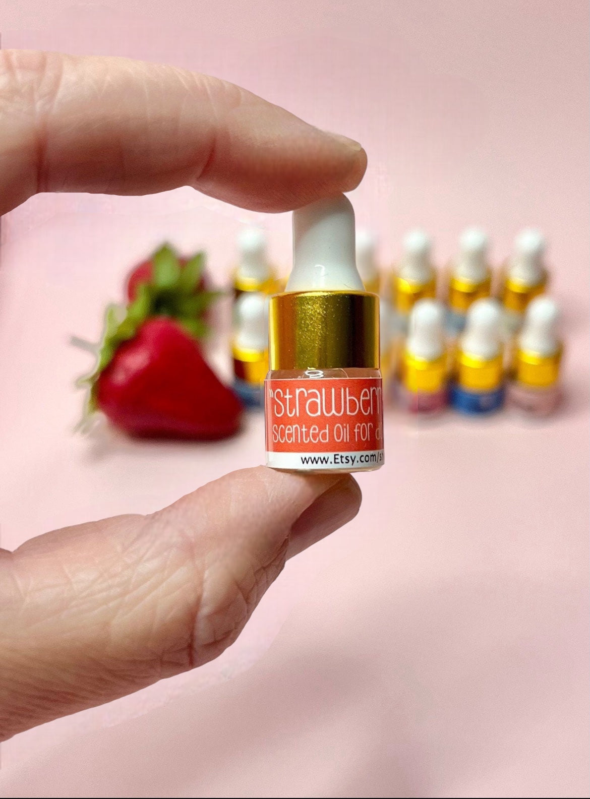 Strawberry Shortcake Fragrance Oil Set  - Smells Just like 1980s Vintage Strawberry Shortcake Dolls!