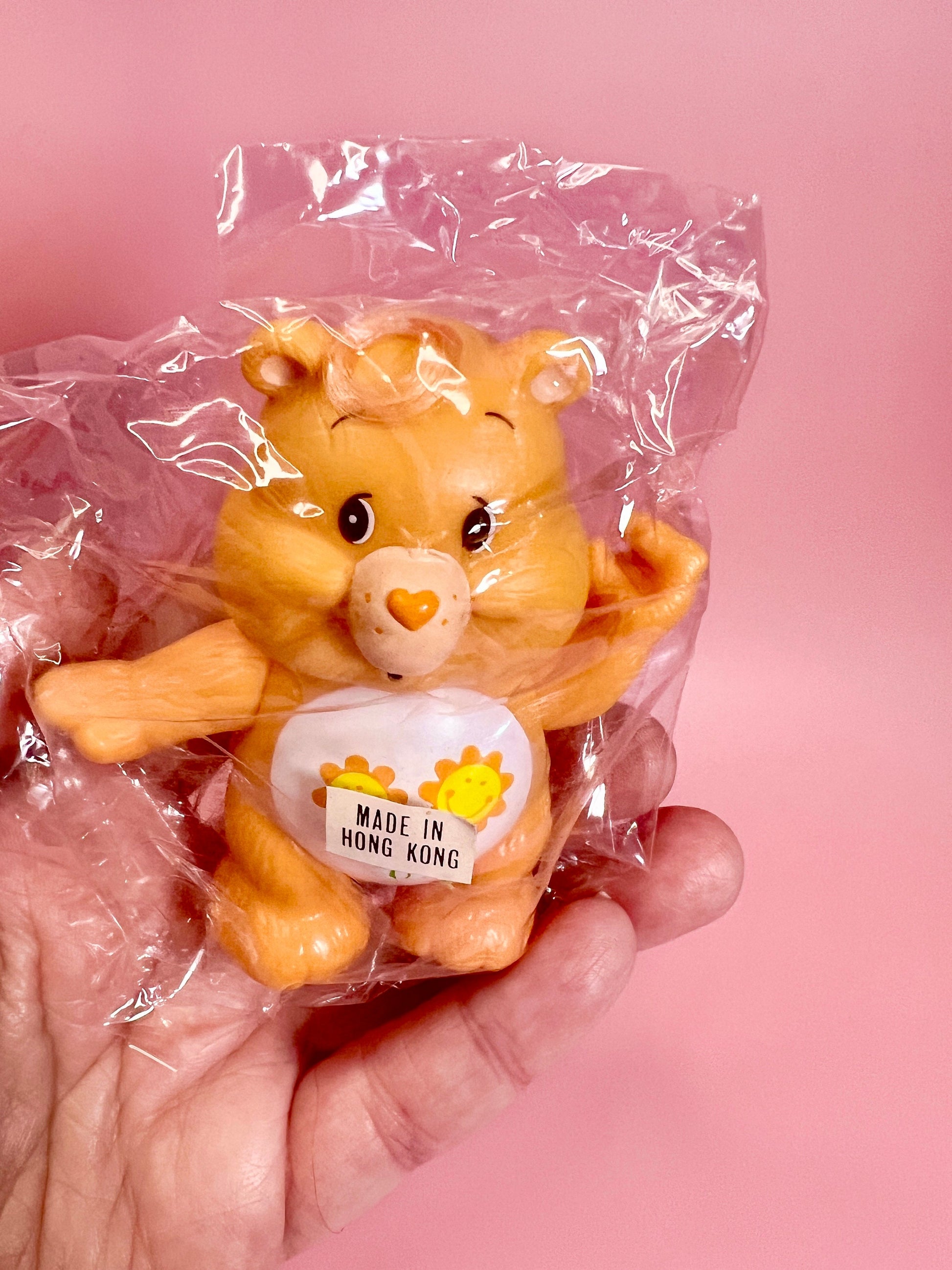 Friendship Bear - NEW Old Stock SEALED! 1983 Vintage Care Bears Poseable Figurine. “Bear-y Special” Gift Upgrade Available! - Dolly Magic