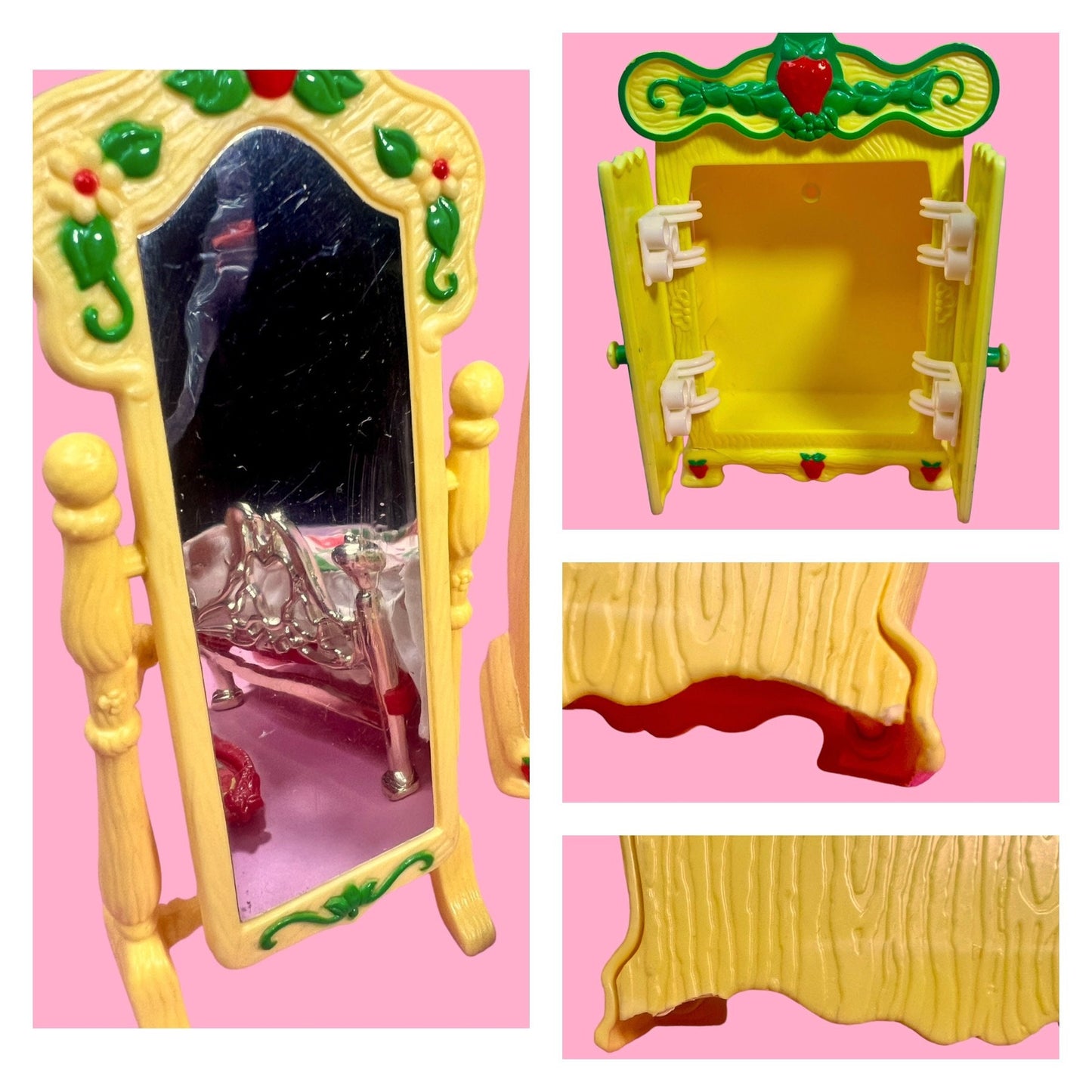 1983 Berry Happy Home Vintage Strawberry Shortcake Furniture - Choose Your Piece! Berry Happy Home Bed, Couch, Trunk, Attic Rug, Dining, etc