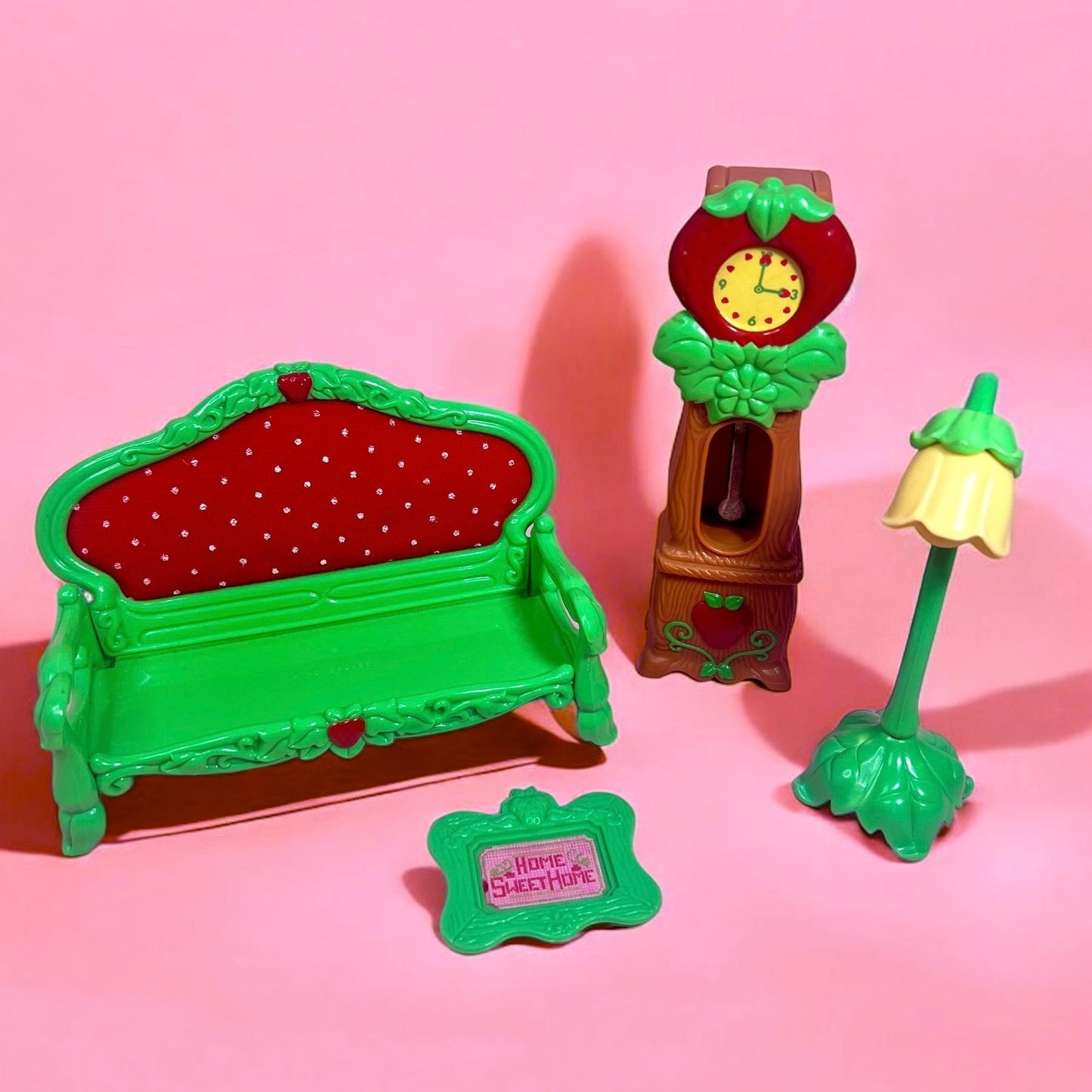 1983 Berry Happy Home Vintage Strawberry Shortcake Furniture - Choose Your Piece! Berry Happy Home Bed, Couch, Trunk, Attic Rug, Dining, etc