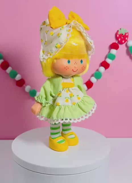 Mint Tulip PARTY PLEASER Vintage 1980s Strawberry Shortcake doll! Optional SCENT and Gift Wrap!