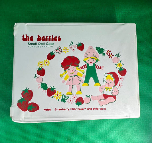 RARE Vintage AGC “The Berries” Doll Storage Case for Strawberry Shortcake dolls 1980s - Dolly Magic