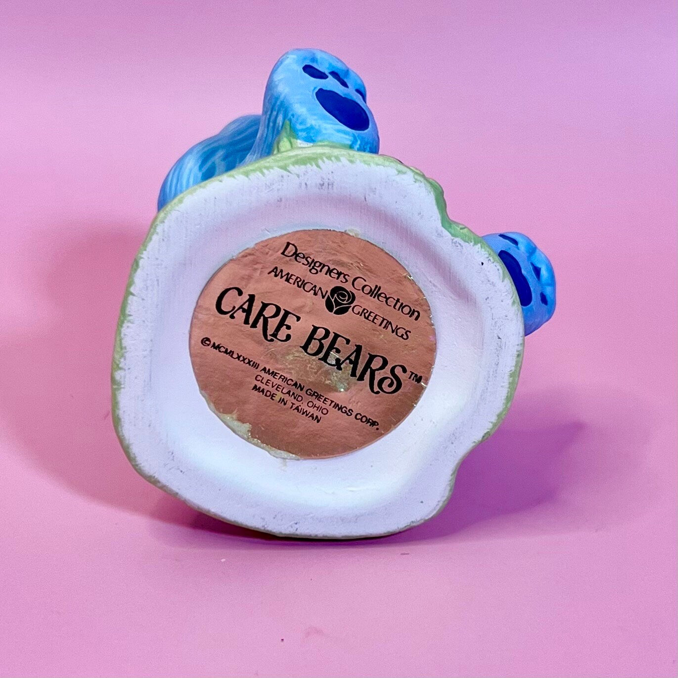 GRUMPY BEAR! 1983 Vintage Care Bears Porcelain Figurine. “Bear-y Special” Gift Upgrade Available! - Dolly Magic