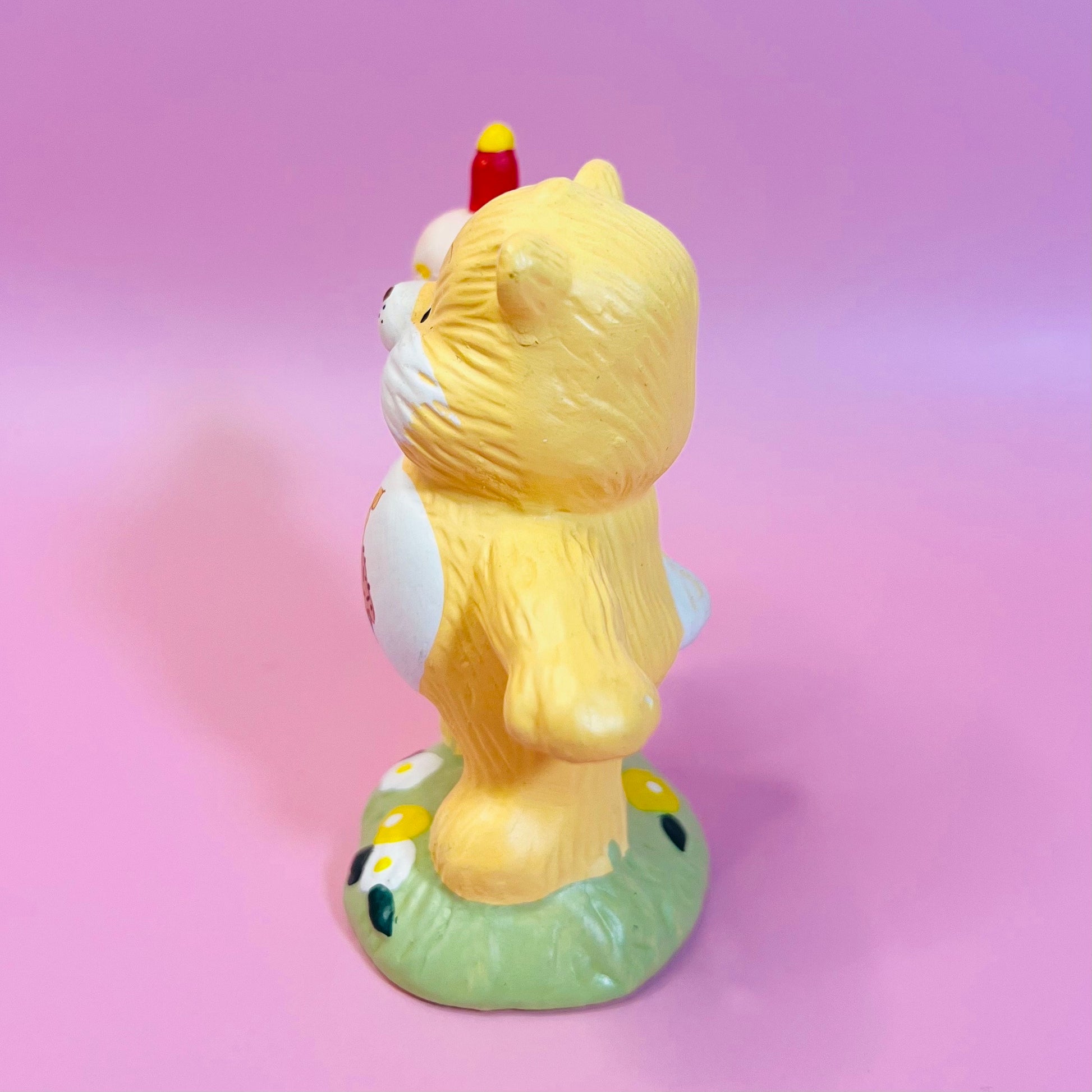 BIRTHDAY BEAR! 1983 Vintage Care Bears Porcelain Figurine. “Bear-y Special” Gift Upgrade Available! - Dolly Magic