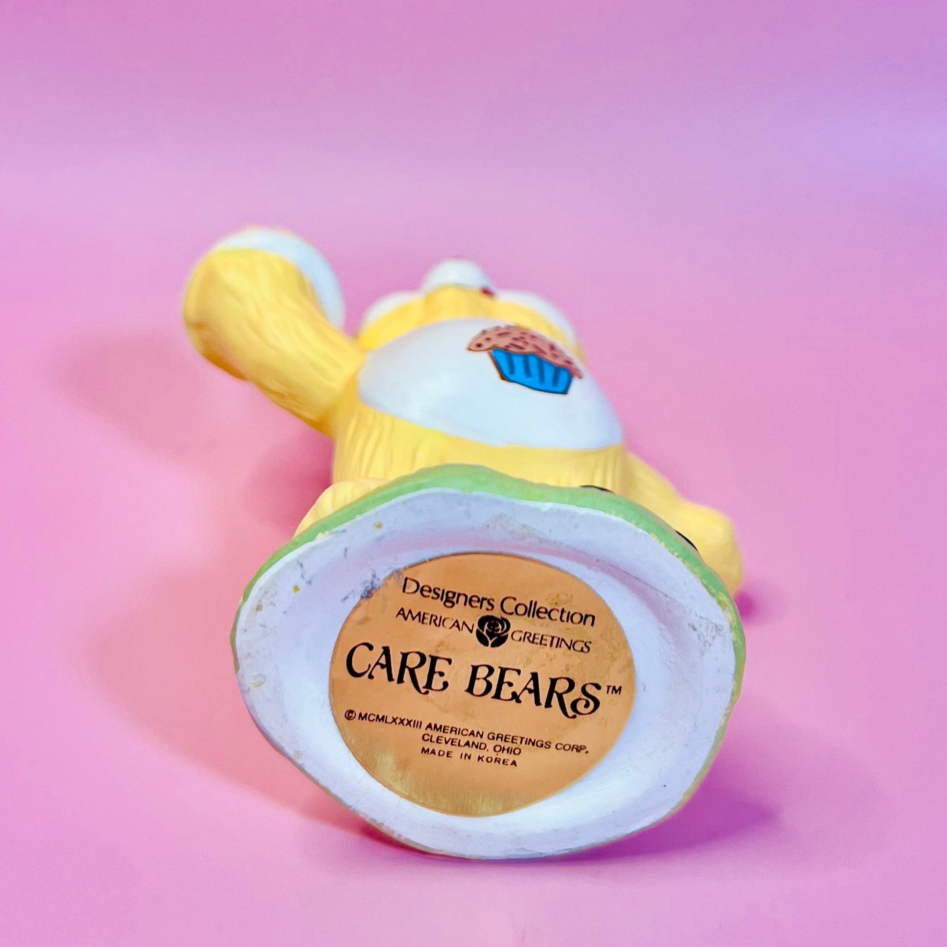 BIRTHDAY BEAR! 1983 Vintage Care Bears Porcelain Figurine. “Bear-y Special” Gift Upgrade Available! - Dolly Magic