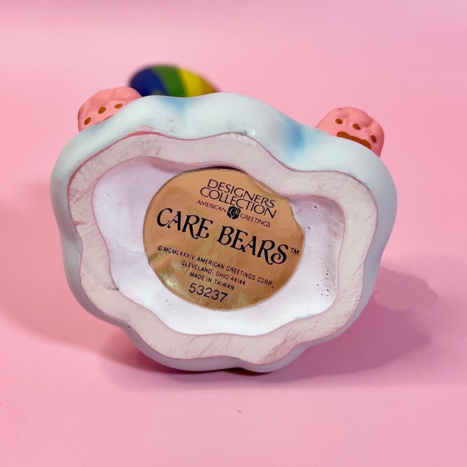 LOVE-a-LOT BEAR (with Heart Balloon)! 1984 Vintage Care Bears Porcelain Figurine. “Bear-y Special” Gift Upgrade Available! - Dolly Magic