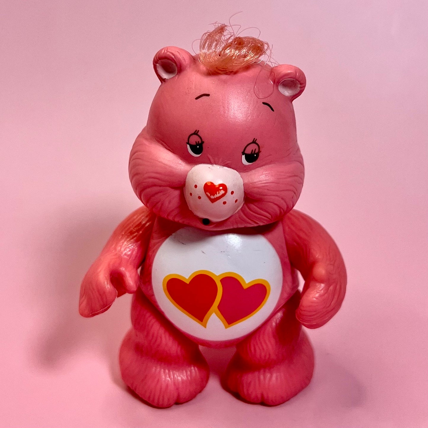 LOVE-a-LOT BEAR! 1983 Vintage Care Bears Poseable Figurine. “Bear-y Special” Gift Upgrade Available! - Dolly Magic