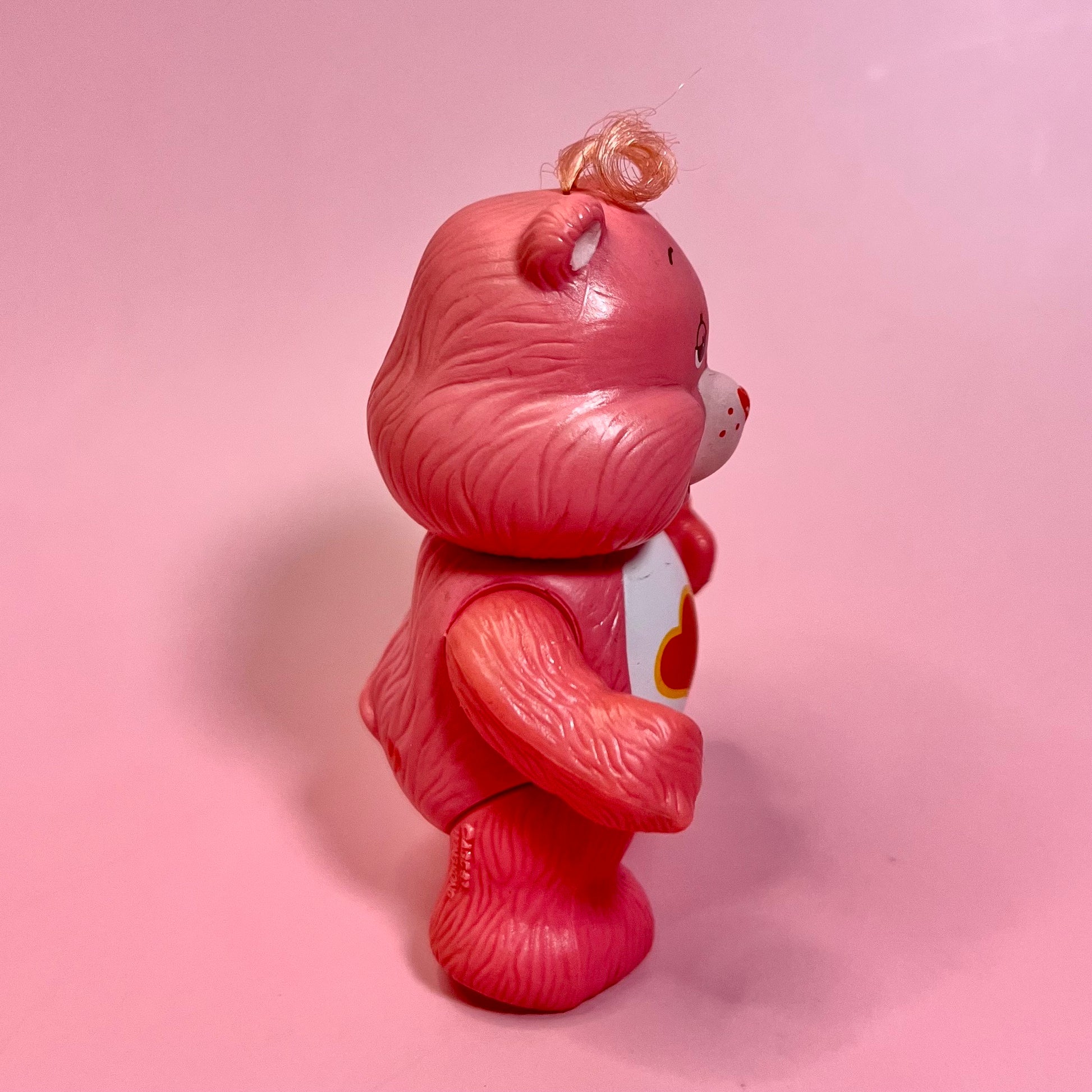 LOVE-a-LOT BEAR! 1983 Vintage Care Bears Poseable Figurine. “Bear-y Special” Gift Upgrade Available! - Dolly Magic