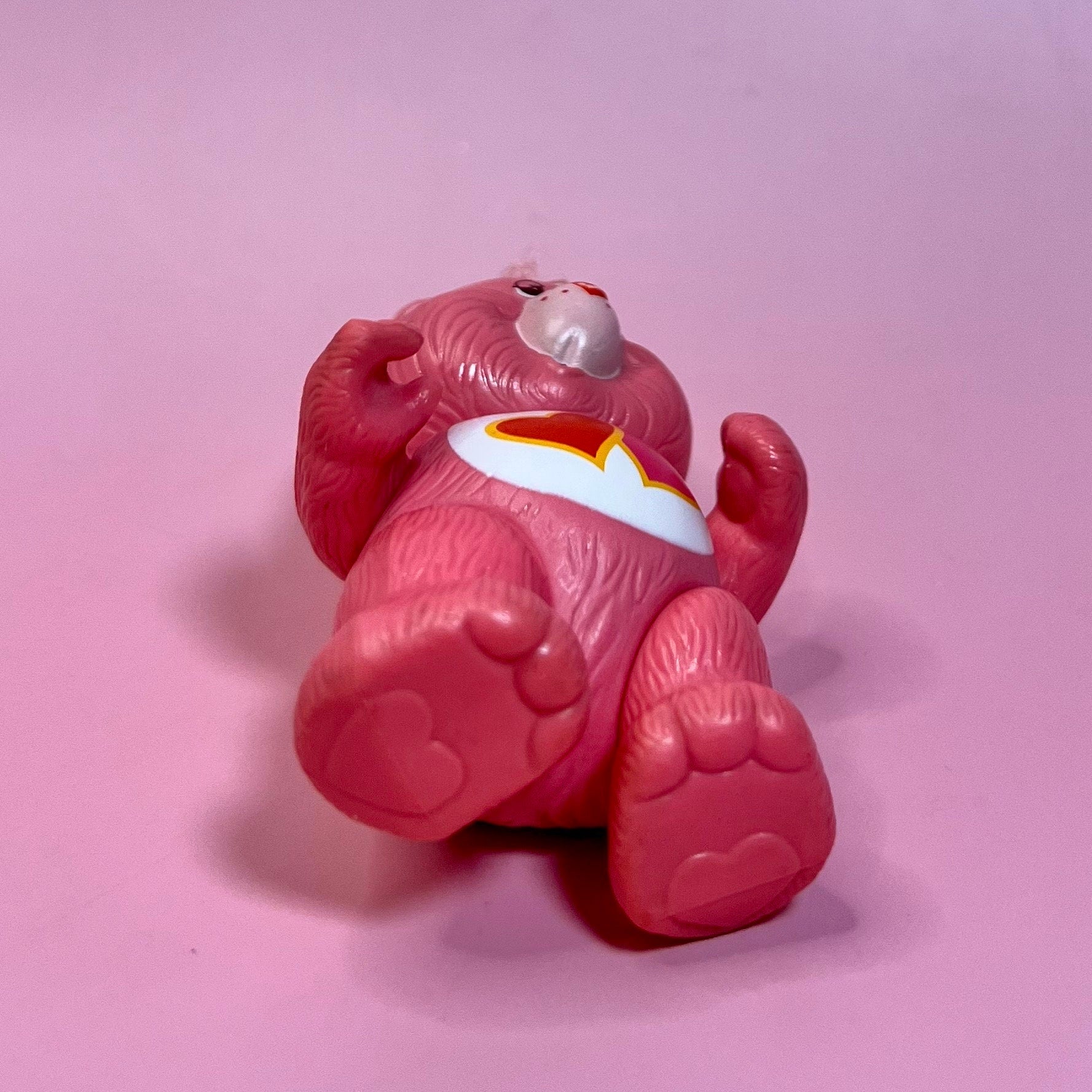 LOVE-a-LOT BEAR! 1983 Vintage Care Bears Poseable Figurine. “Bear-y Special” Gift Upgrade Available! - Dolly Magic