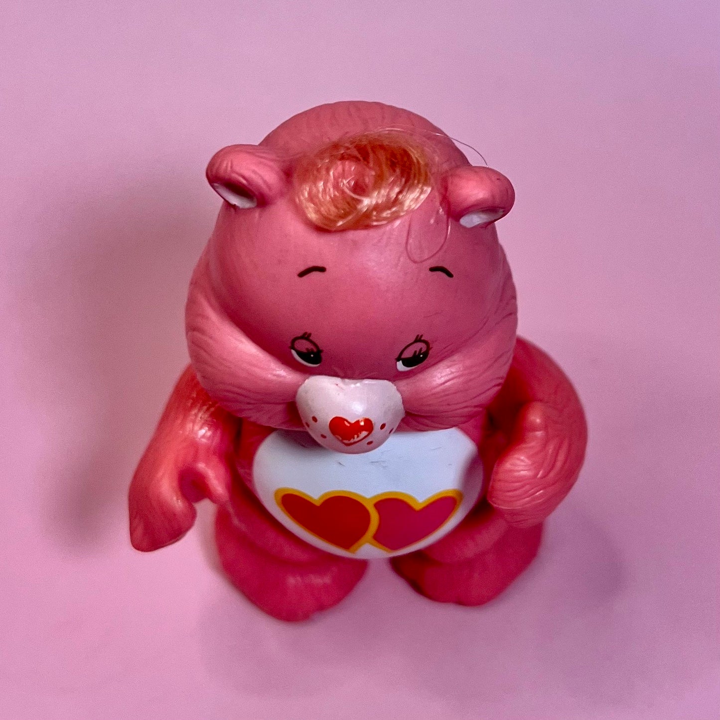 LOVE-a-LOT BEAR! 1983 Vintage Care Bears Poseable Figurine. “Bear-y Special” Gift Upgrade Available! - Dolly Magic