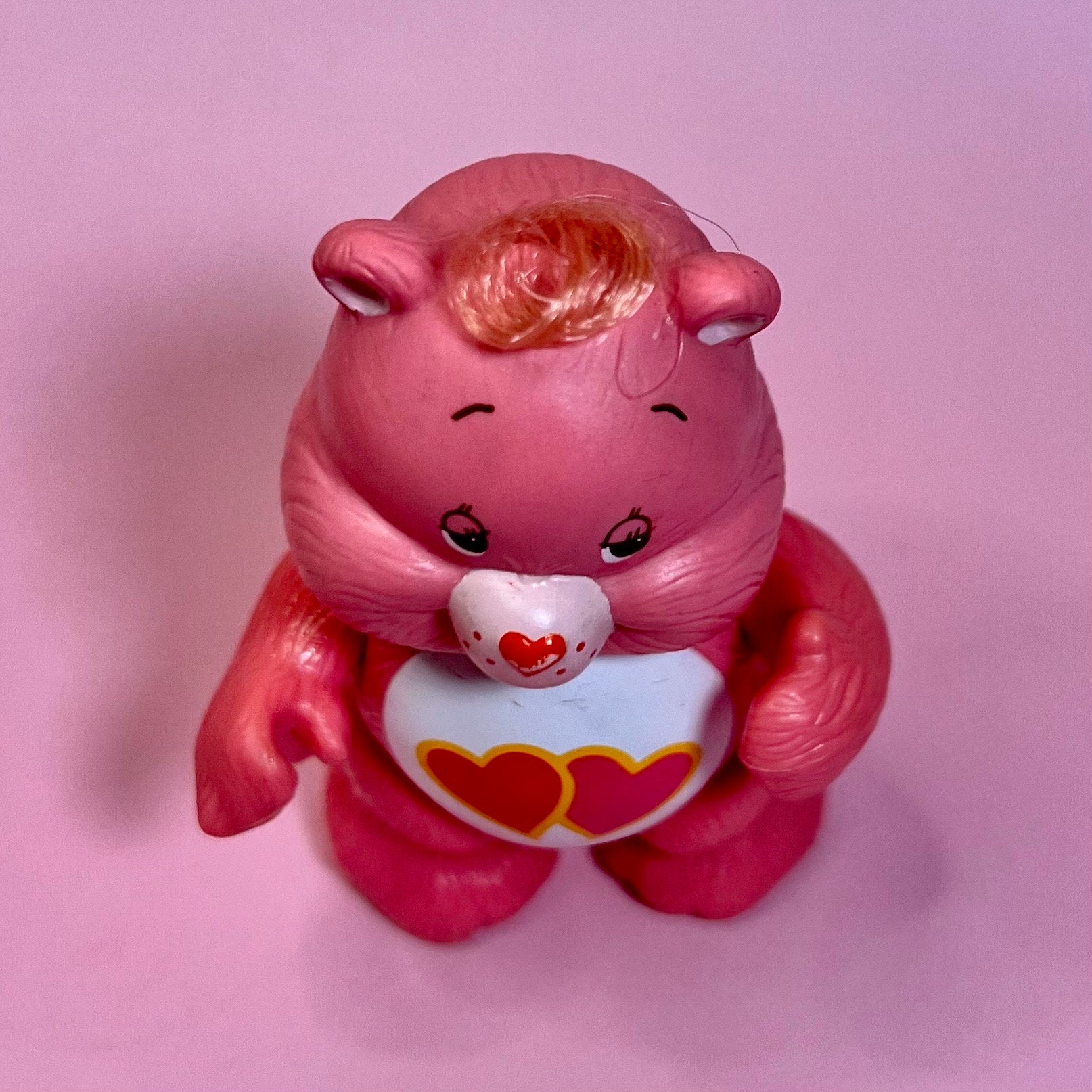 LOVE-a-LOT BEAR! 1983 Vintage Care Bears Poseable Figurine. “Bear-y Special” Gift Upgrade Available! - Dolly Magic