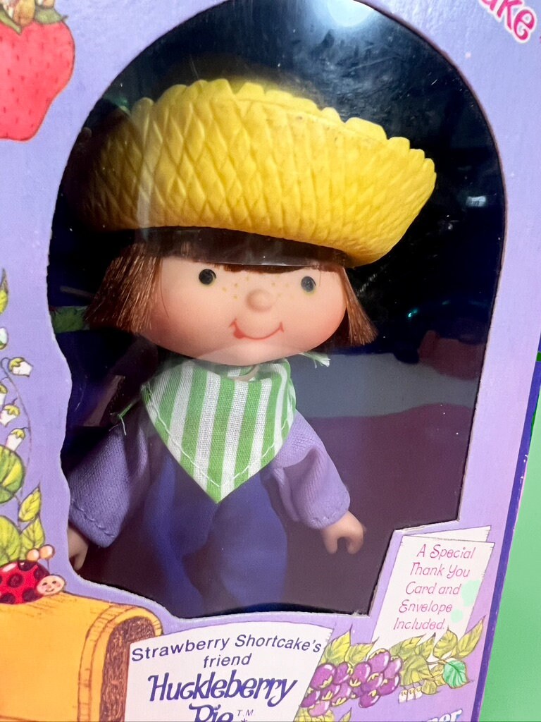 MINT in box Huckleberry Pie Doll from Strawberry Shortcake! SEALED in box! - Dolly Magic