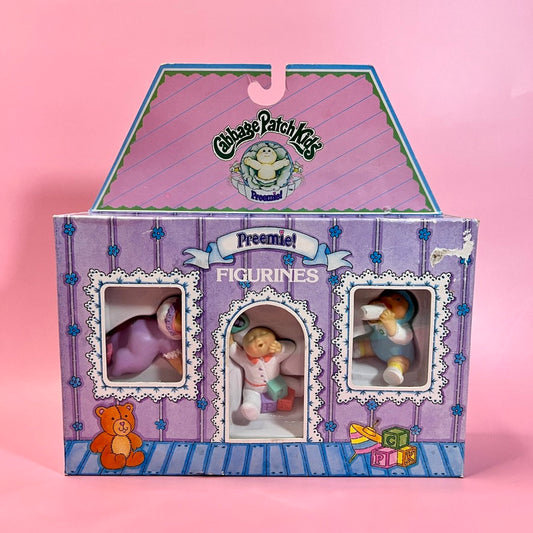 Vintage 1985 Cabbage Patch Kid Preemie Collectible Set of 3! New in Open Package! - Dolly Magic