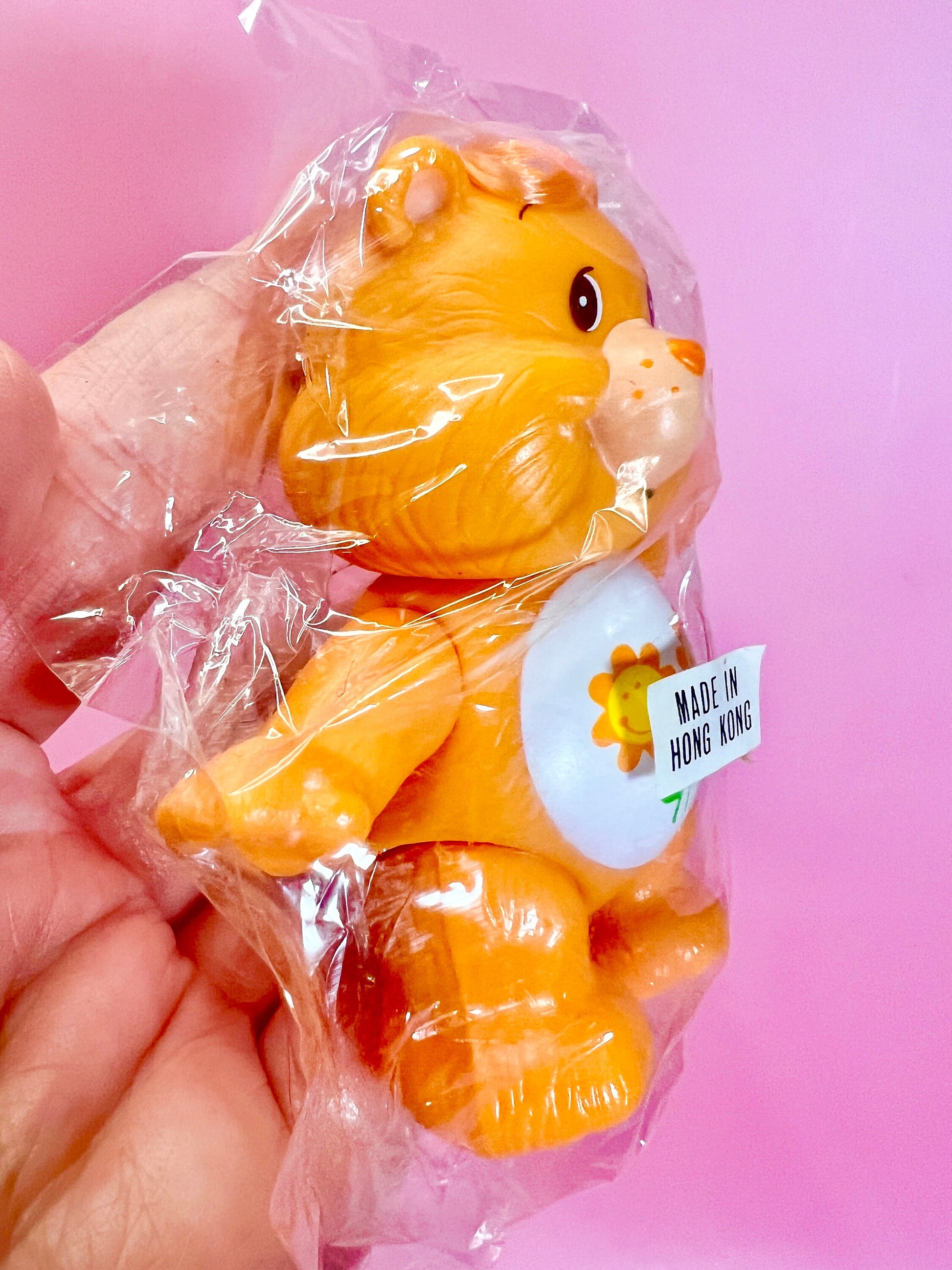 Friendship Bear - NEW Old Stock SEALED! 1983 Vintage Care Bears Poseable Figurine. “Bear-y Special” Gift Upgrade Available! - Dolly Magic