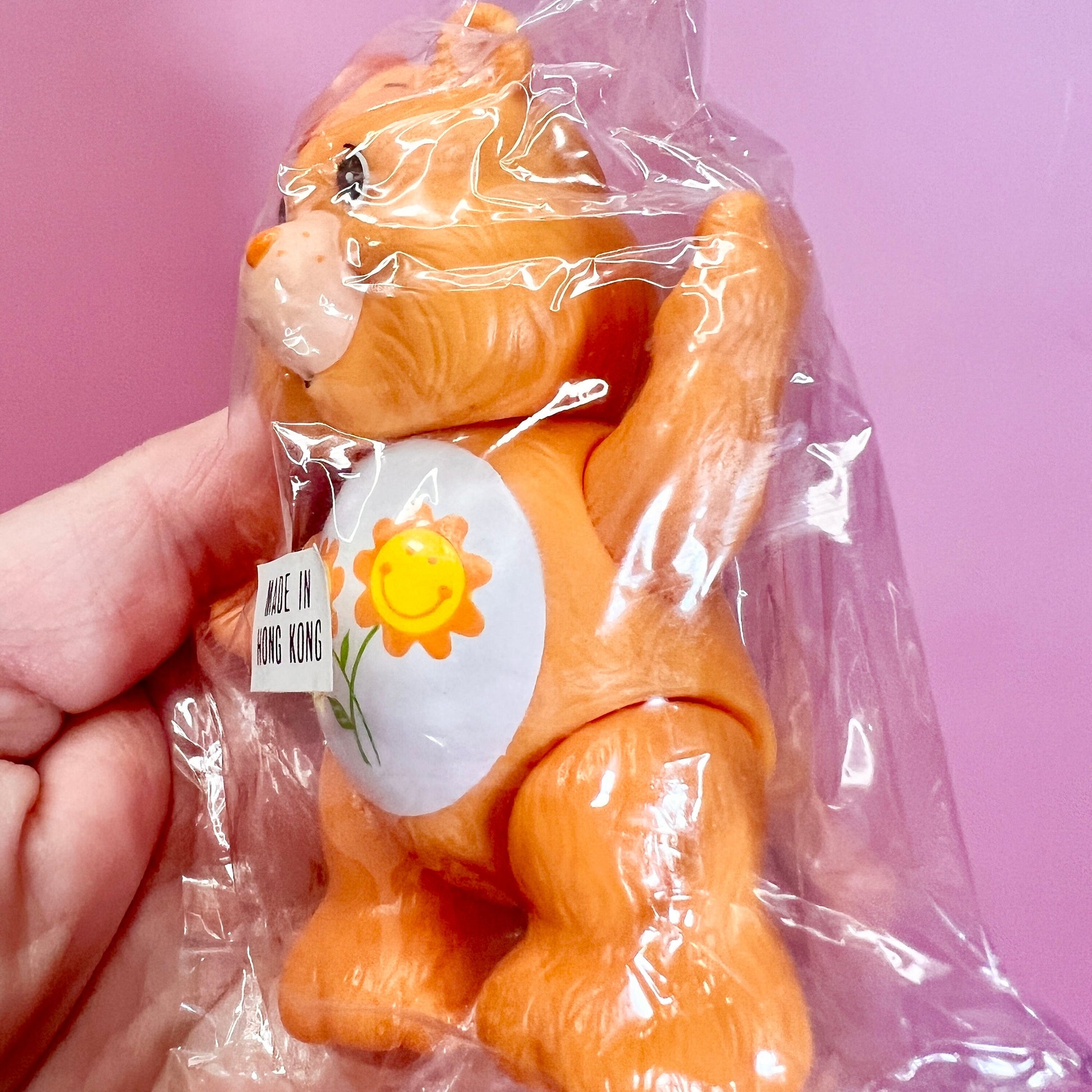 Friendship Bear - NEW Old Stock SEALED! 1983 Vintage Care Bears Poseable Figurine. “Bear-y Special” Gift Upgrade Available! - Dolly Magic