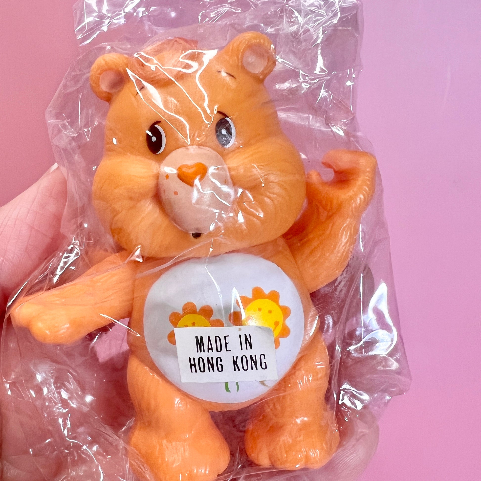 Friendship Bear - NEW Old Stock SEALED! 1983 Vintage Care Bears Poseable Figurine. “Bear-y Special” Gift Upgrade Available! - Dolly Magic