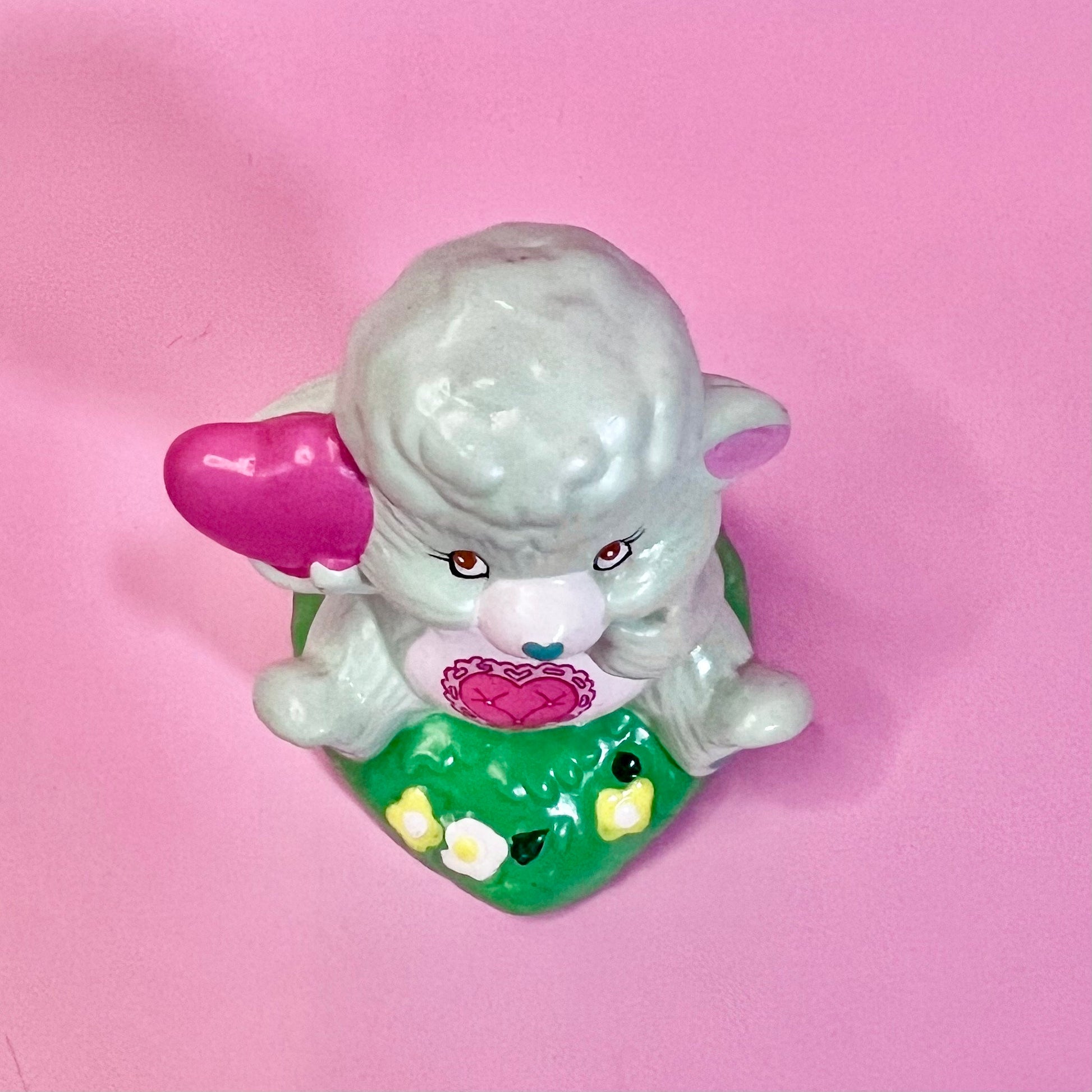 GENTLE HEART LAMB! 1985 Vintage Care Bears Cousins Porcelain Figurine. “Bear-y Special” Gift Upgrade Available! - Dolly Magic