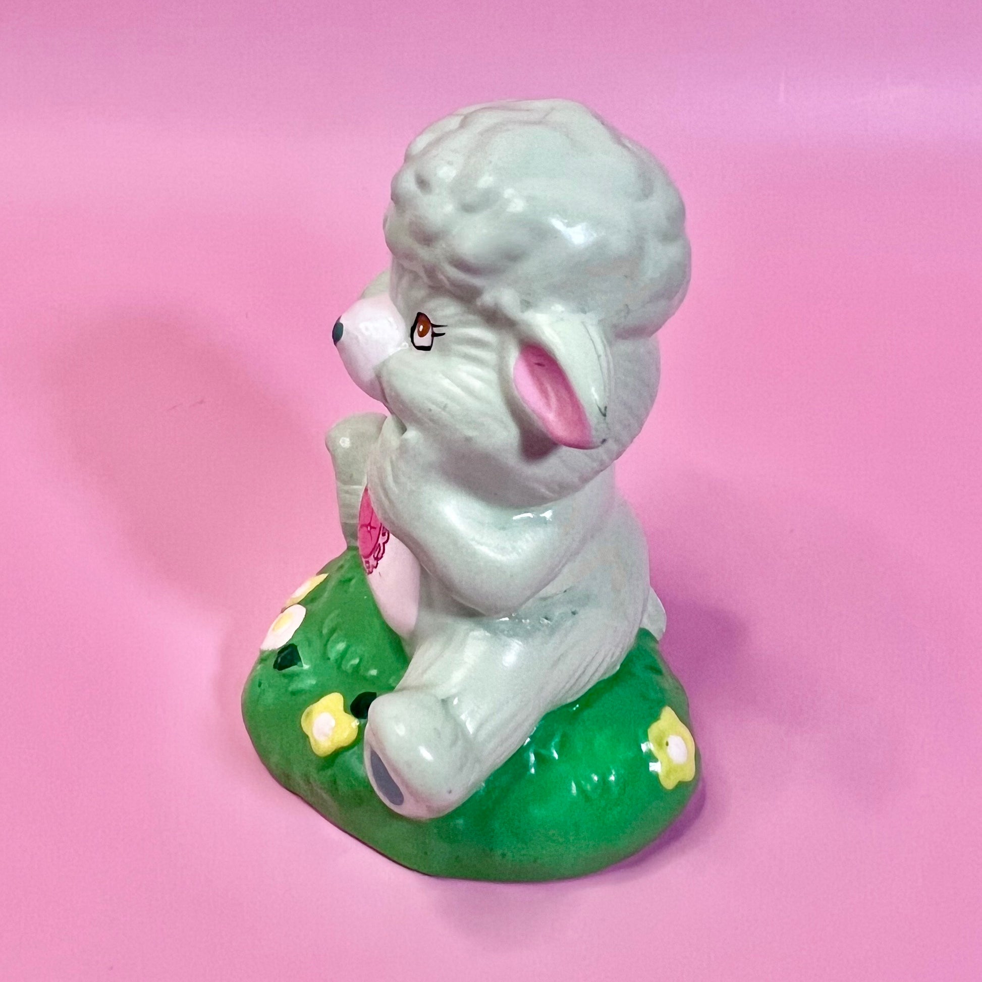 GENTLE HEART LAMB! 1985 Vintage Care Bears Cousins Porcelain Figurine. “Bear-y Special” Gift Upgrade Available! - Dolly Magic
