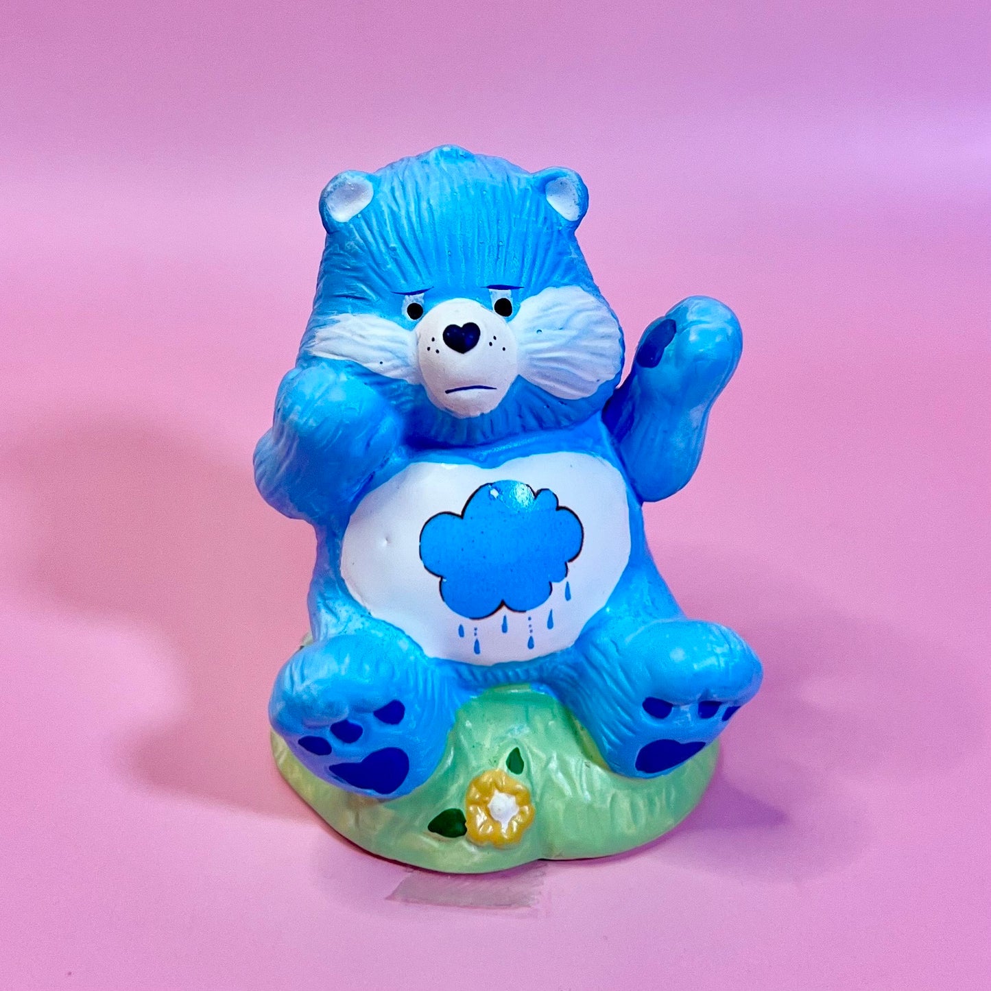 GRUMPY BEAR! 1983 Vintage Care Bears Porcelain Figurine. “Bear-y Special” Gift Upgrade Available! - Dolly Magic