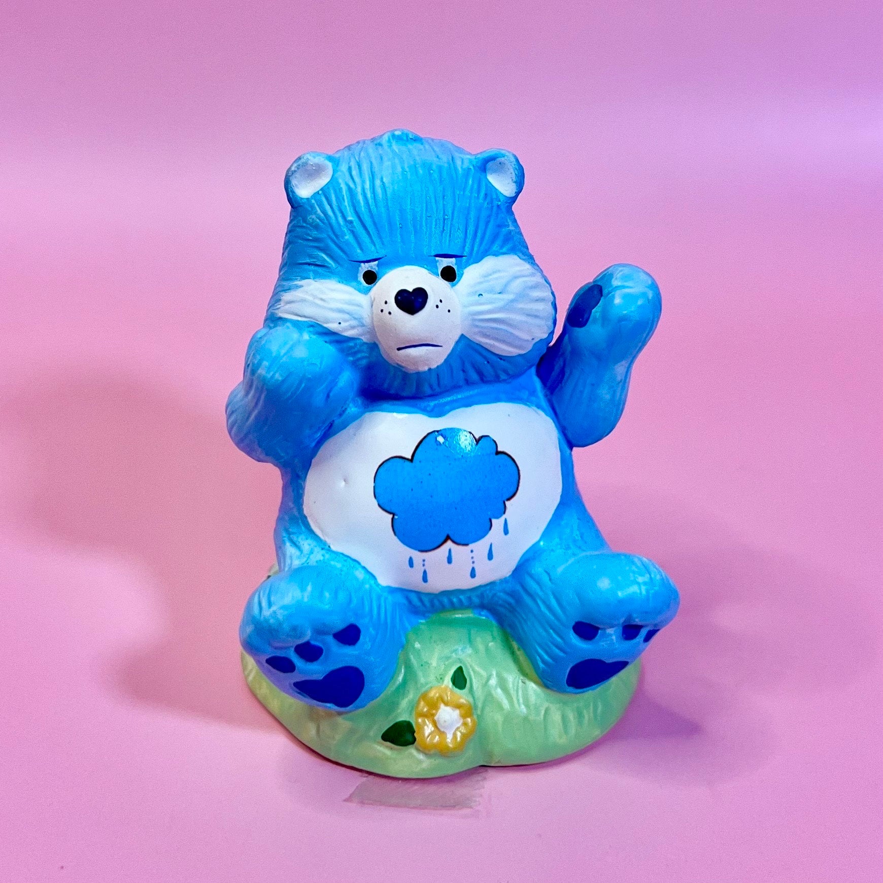 GRUMPY BEAR! 1983 Vintage Care Bears Porcelain Figurine. “Bear-y Special” Gift Upgrade Available! - Dolly Magic