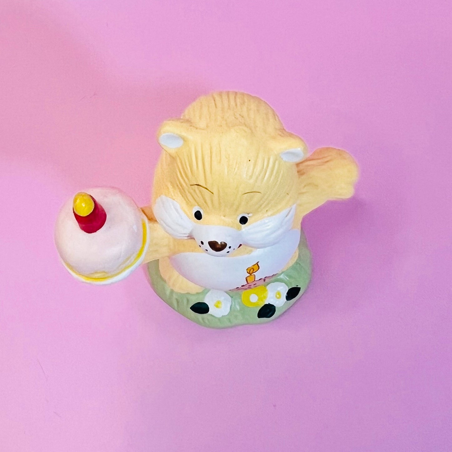 BIRTHDAY BEAR! 1983 Vintage Care Bears Porcelain Figurine. “Bear-y Special” Gift Upgrade Available! - Dolly Magic