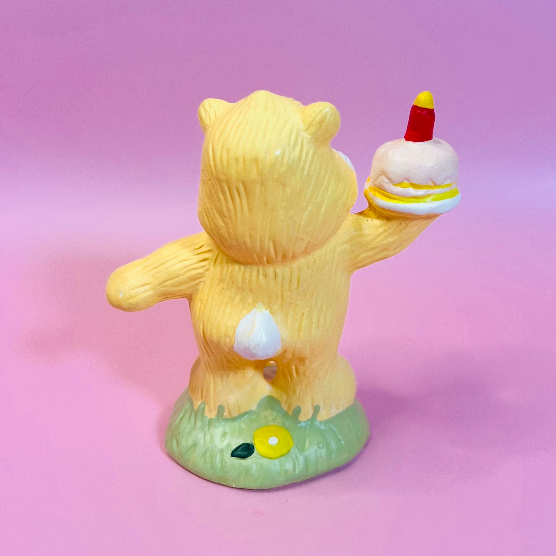 BIRTHDAY BEAR! 1983 Vintage Care Bears Porcelain Figurine. “Bear-y Special” Gift Upgrade Available! - Dolly Magic