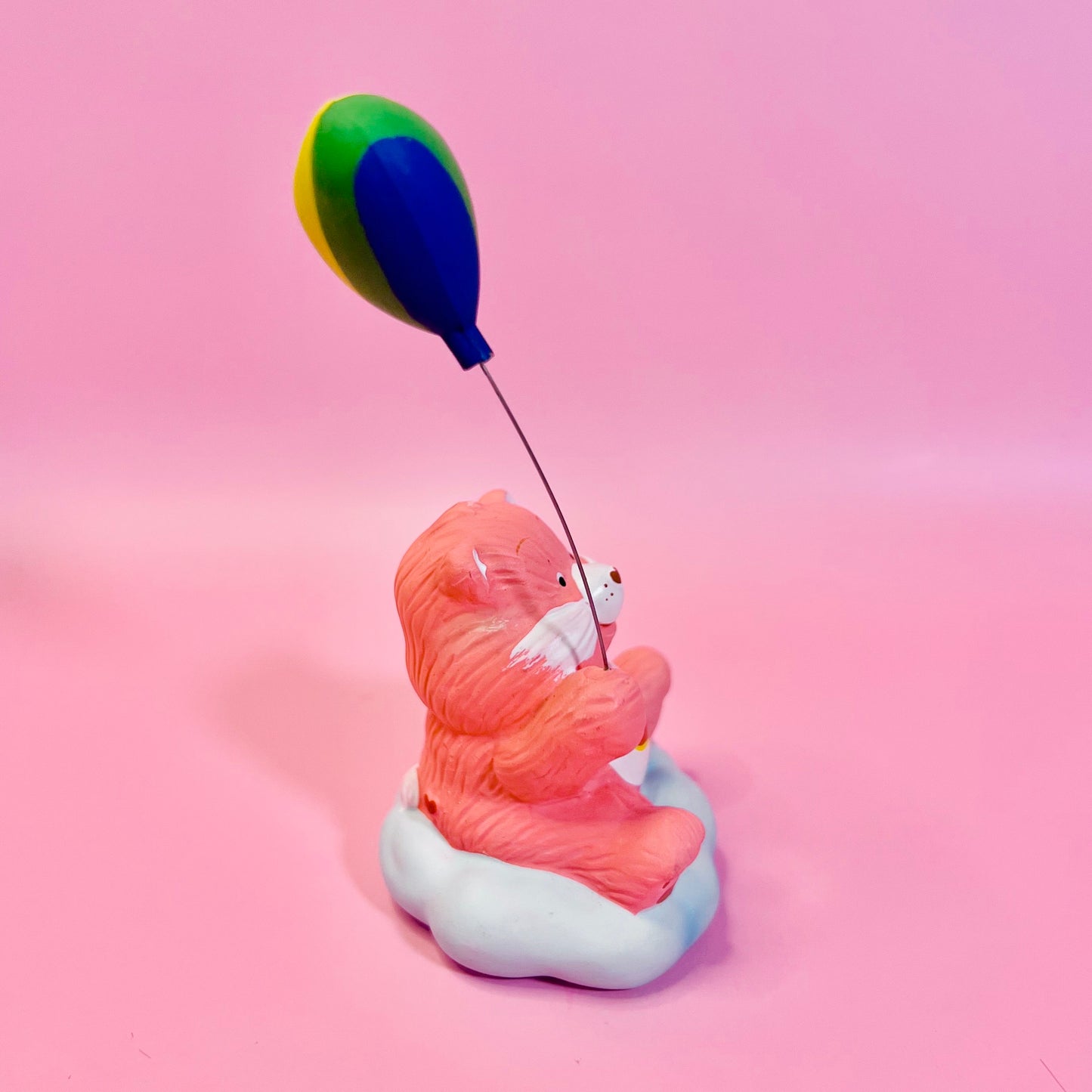 LOVE-a-LOT BEAR (with Heart Balloon)! 1984 Vintage Care Bears Porcelain Figurine. “Bear-y Special” Gift Upgrade Available! - Dolly Magic
