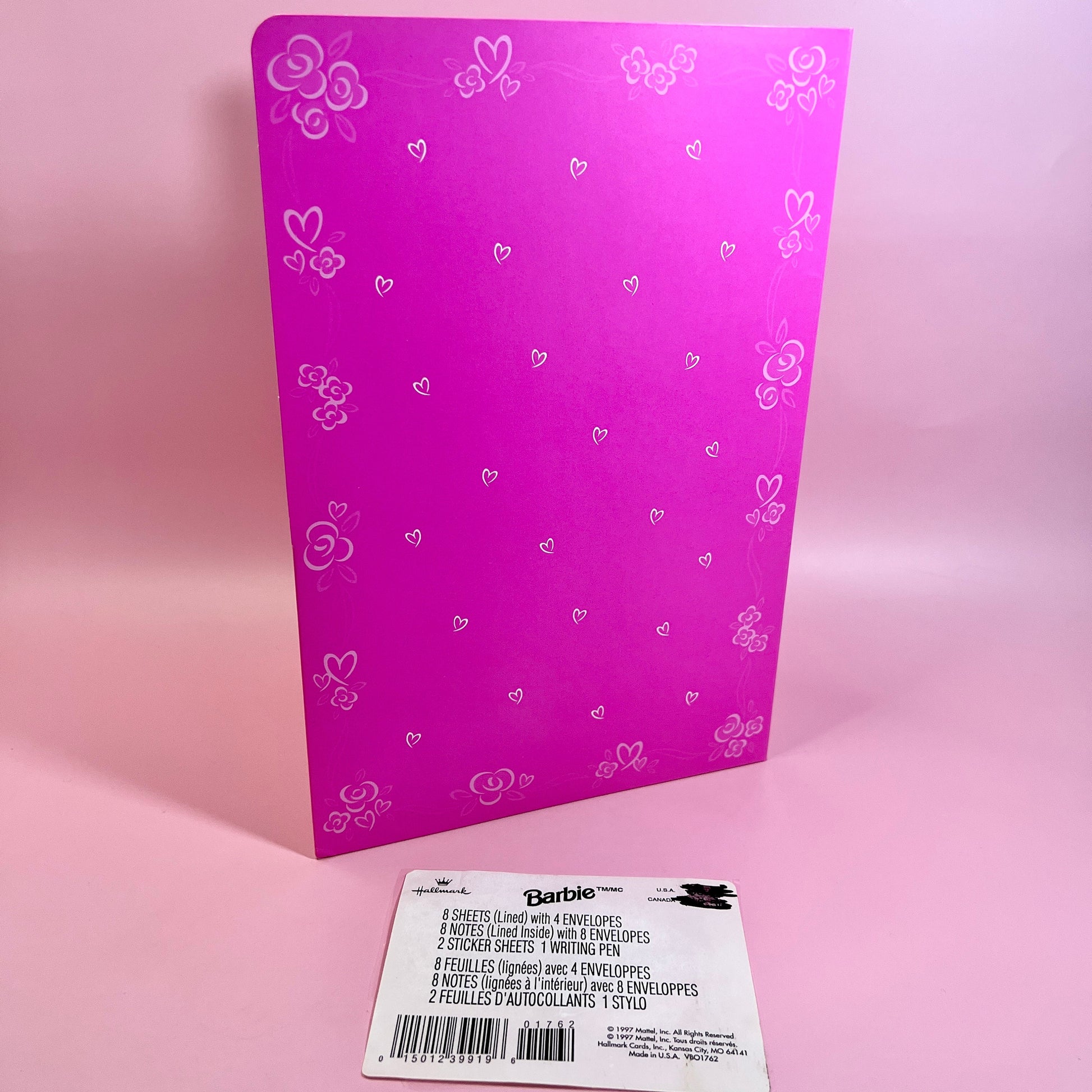 Vintage 1996 Barbie Stationary Set! Notecards, Paper, Stickers and Magnets - Dolly Magic