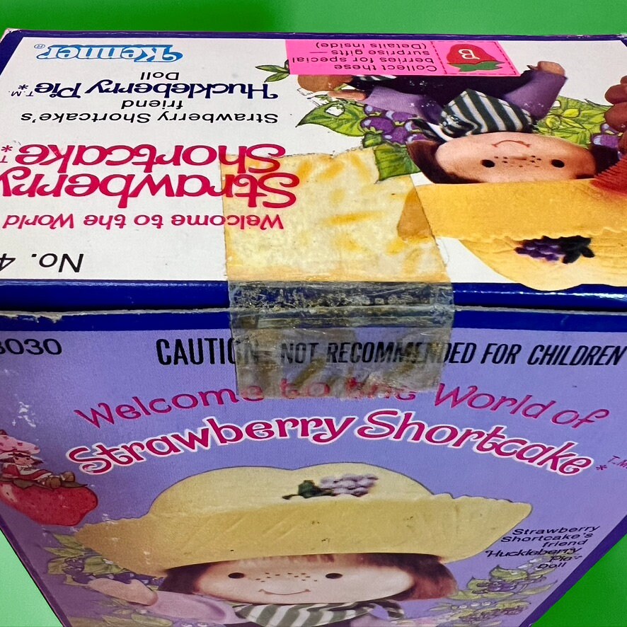 MINT in box Huckleberry Pie Doll from Strawberry Shortcake! SEALED in box! - Dolly Magic