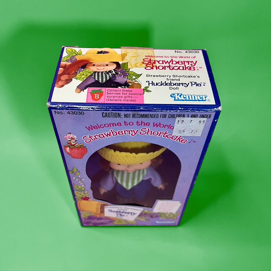 MINT in box Huckleberry Pie Doll from Strawberry Shortcake! SEALED in box! - Dolly Magic