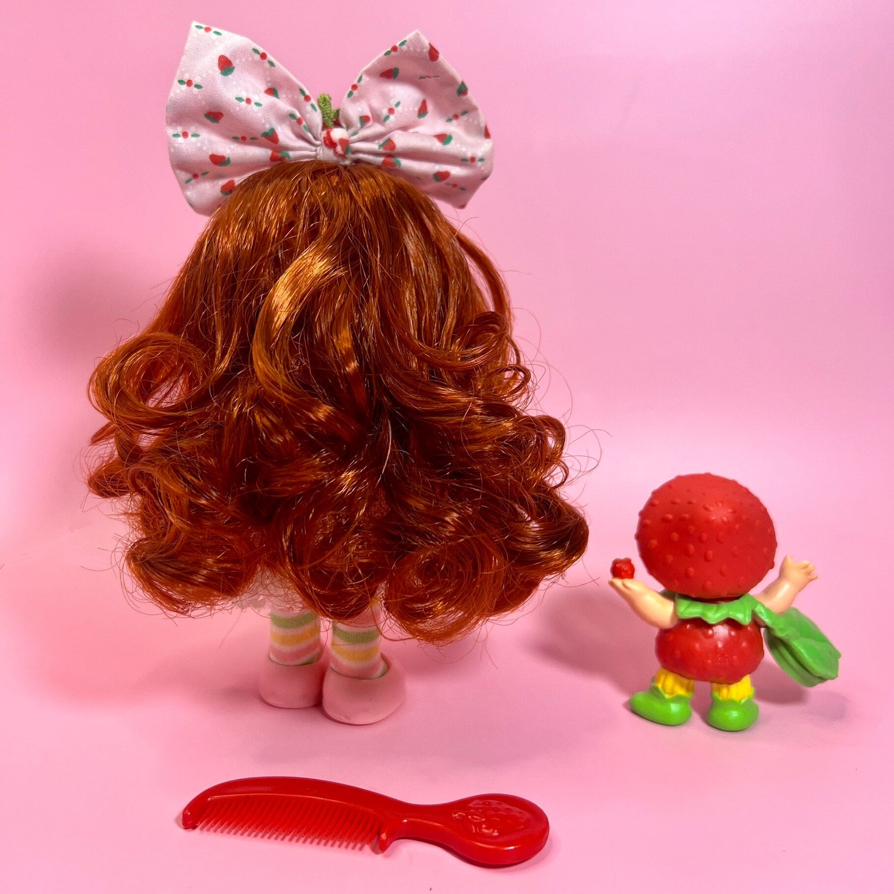 RARE 1984 Berrykin Strawberry Shortcake Doll & Original Berrykin Figurine! - Dolly Magic
