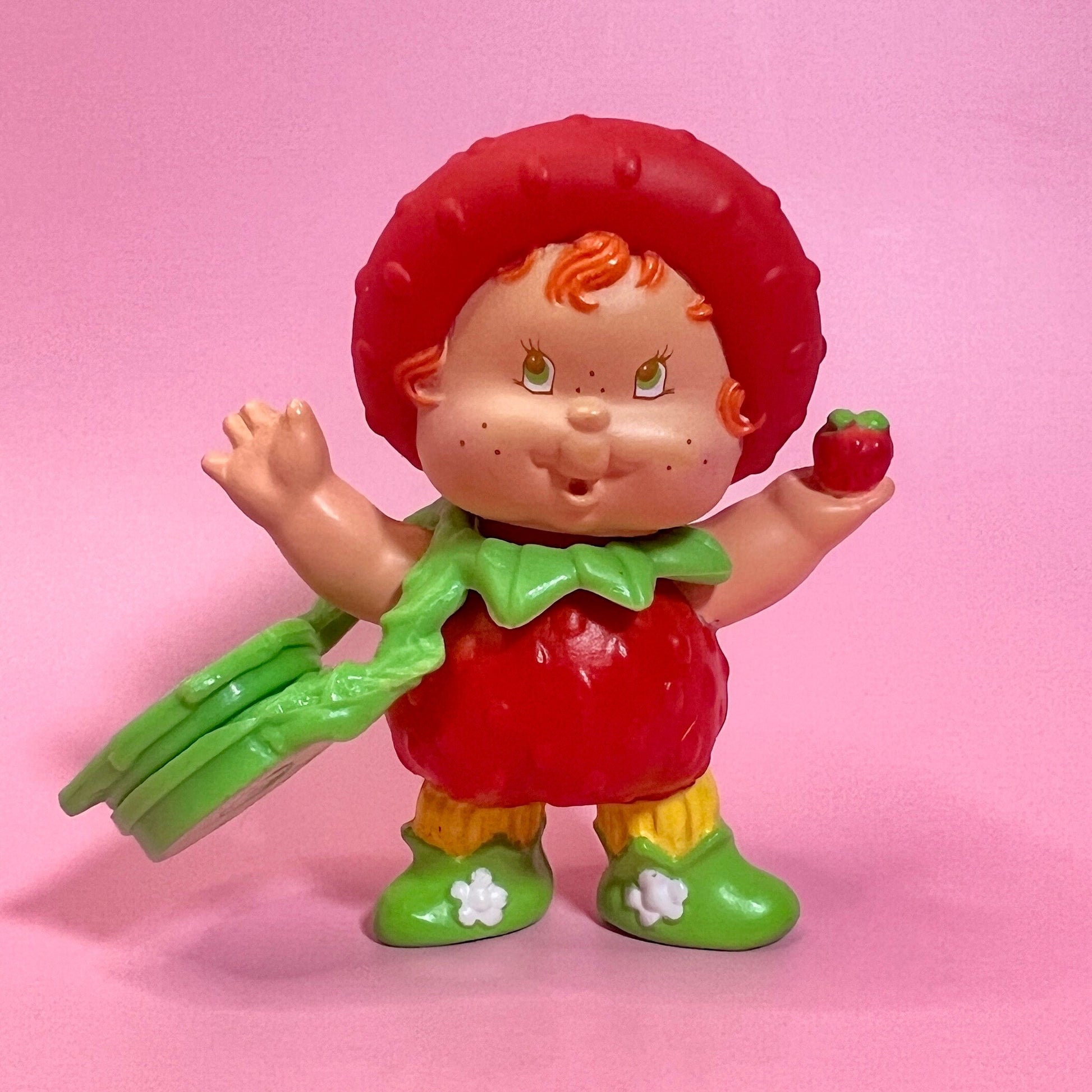RARE 1984 Berrykin Strawberry Shortcake Doll & Original Berrykin Figurine! - Dolly Magic