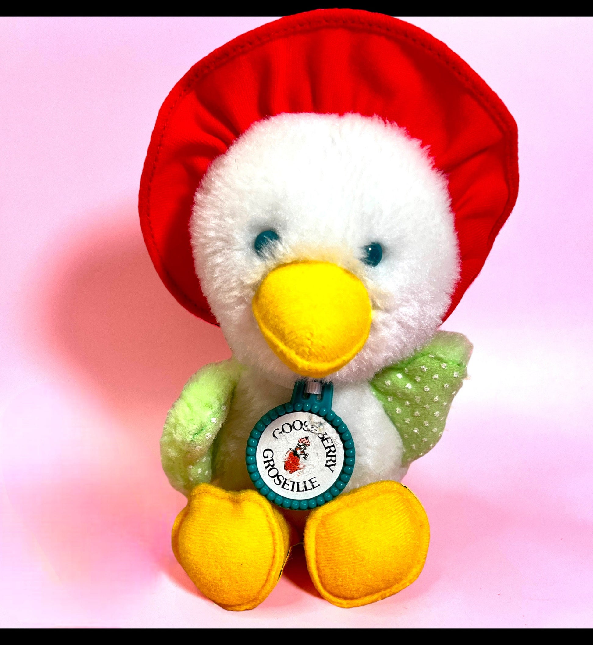 RARE French Canadian 1981 Plush Gooseberry (Cherry Cuddler’s Pet) from The World of Strawberry Shortcake. Gift options available! - Dolly Magic