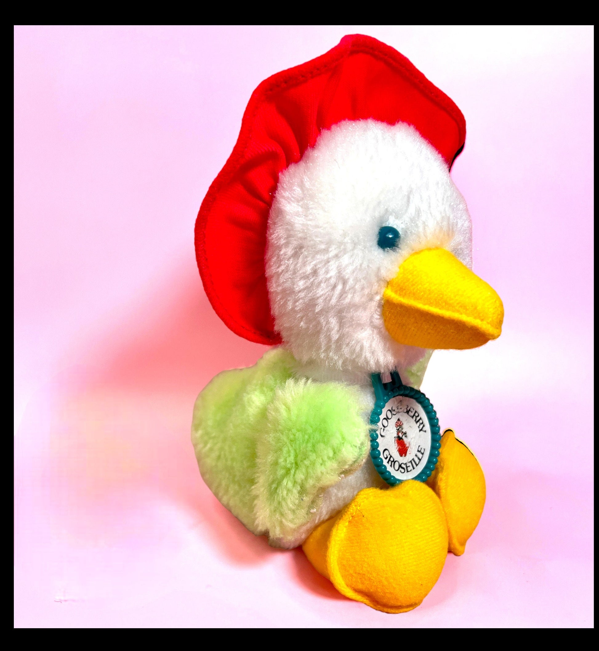 RARE French Canadian 1981 Plush Gooseberry (Cherry Cuddler’s Pet) from The World of Strawberry Shortcake. Gift options available! - Dolly Magic