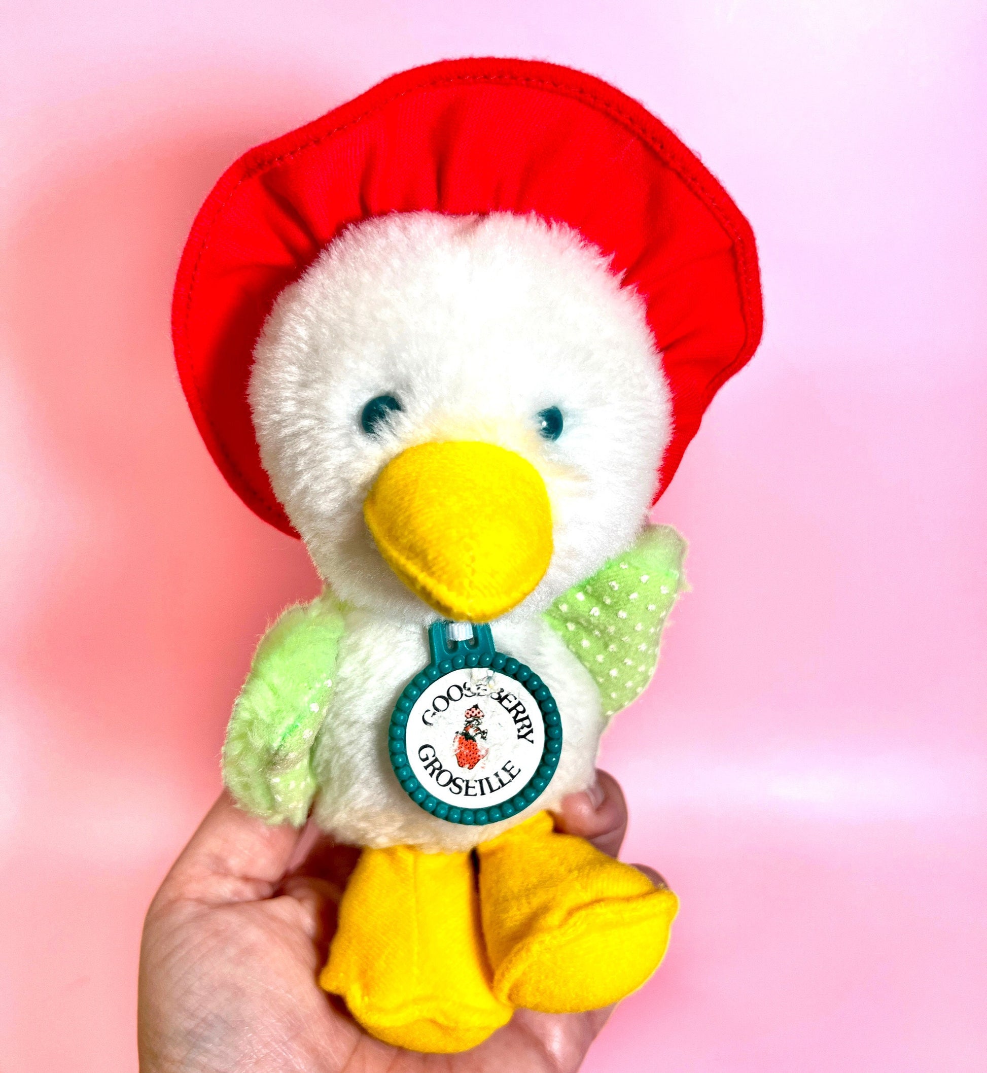 RARE French Canadian 1981 Plush Gooseberry (Cherry Cuddler’s Pet) from The World of Strawberry Shortcake. Gift options available! - Dolly Magic